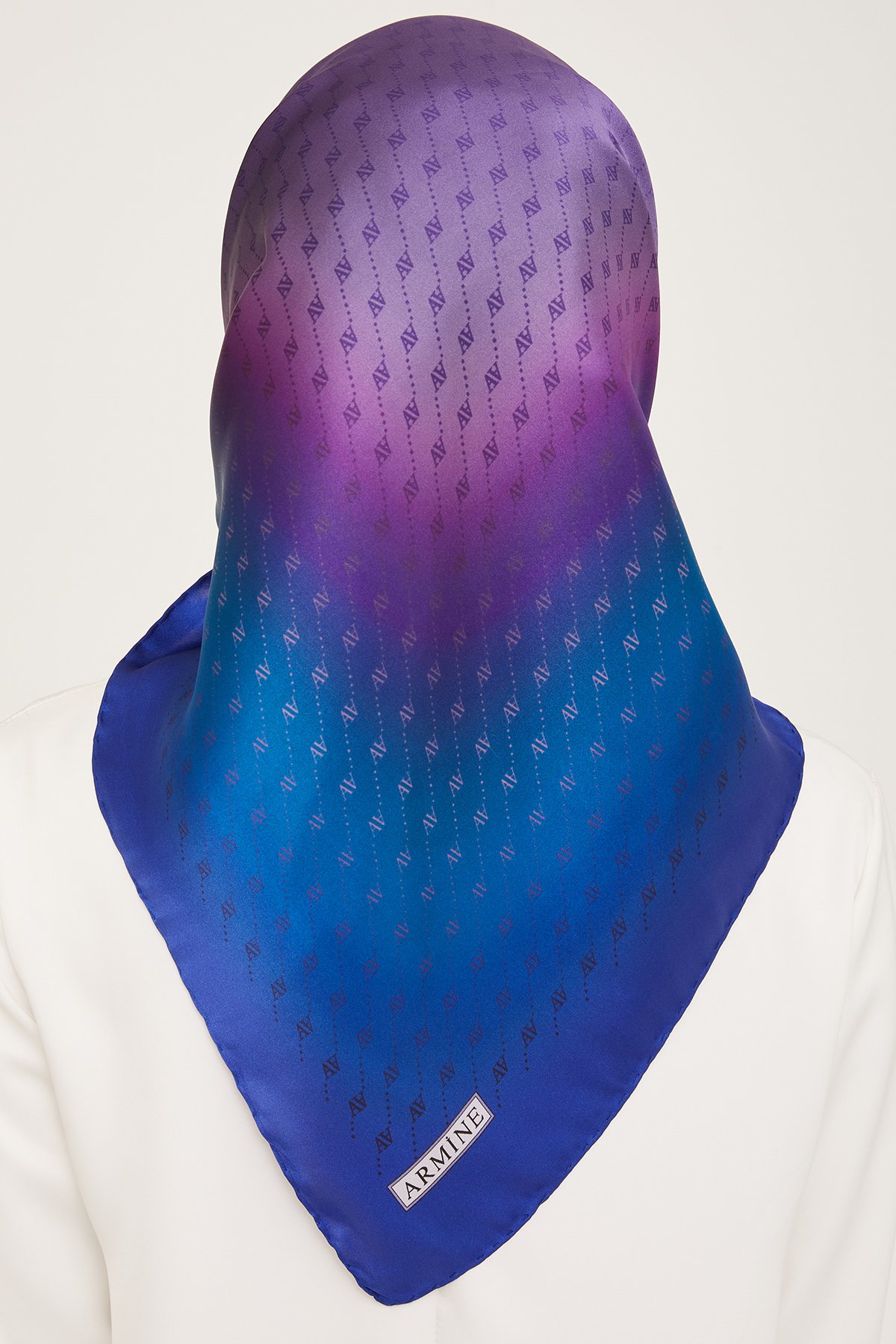 Armine Nostalji Serisi Twill İpek Eşarp 9003D-09