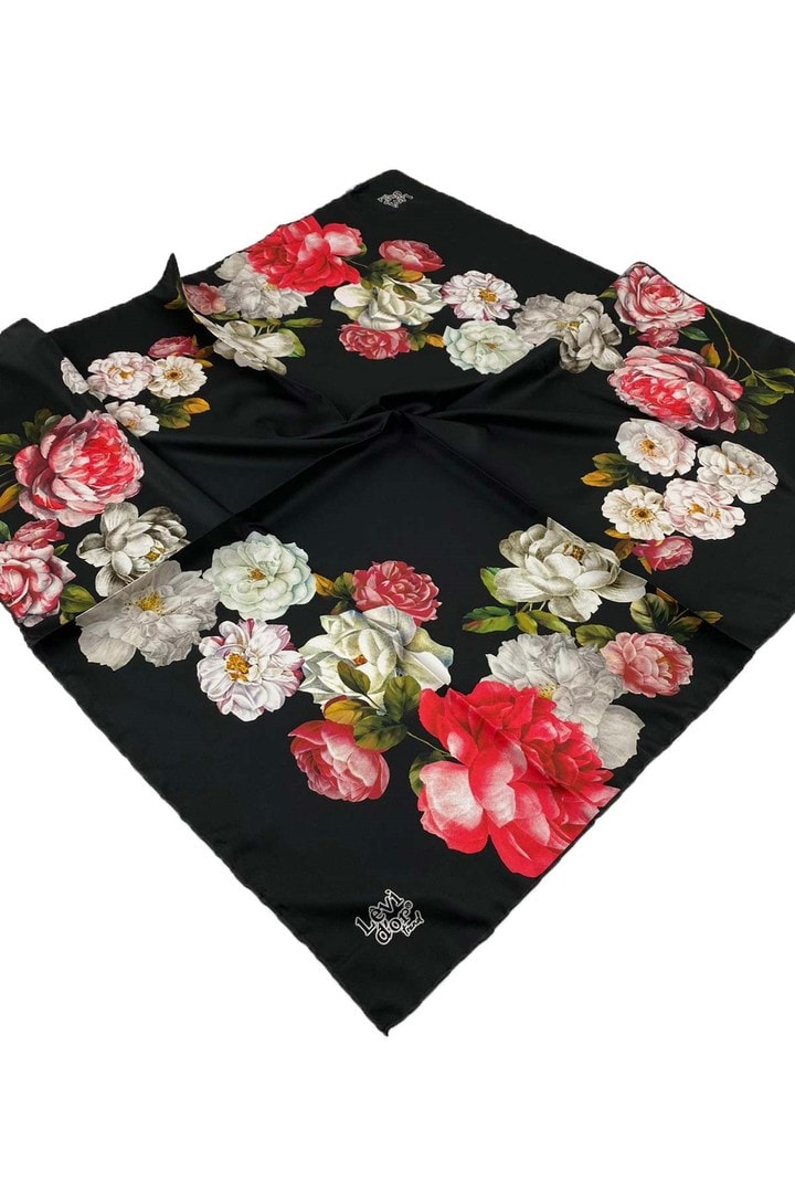 Levidor Yeni Sezon Trend Polyester Twill (Tivil) Eşarp Modeli Tesettür Nağme LDT193-01 - SİYAH-ÇOK RENKLİ