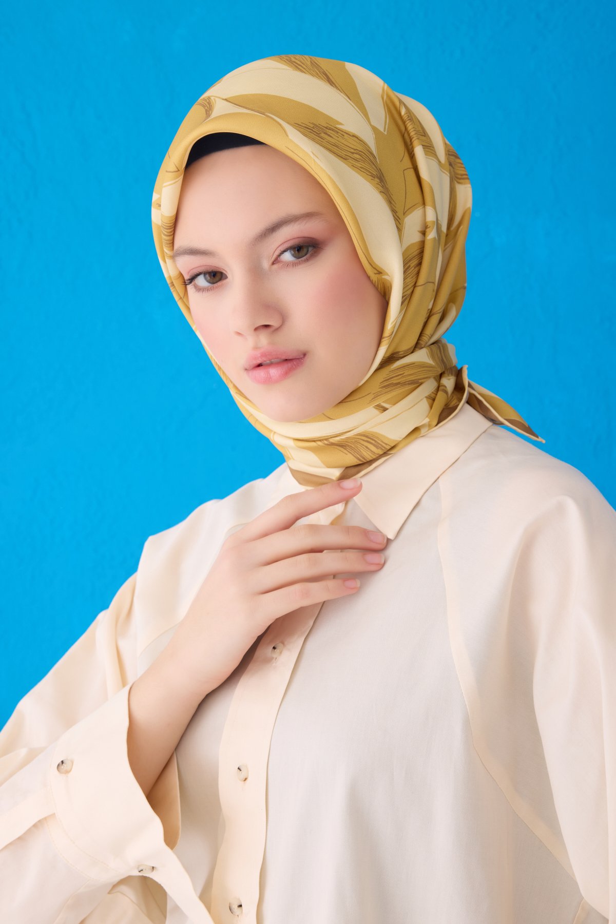 Belli Twill İpek Eşarp 4123D