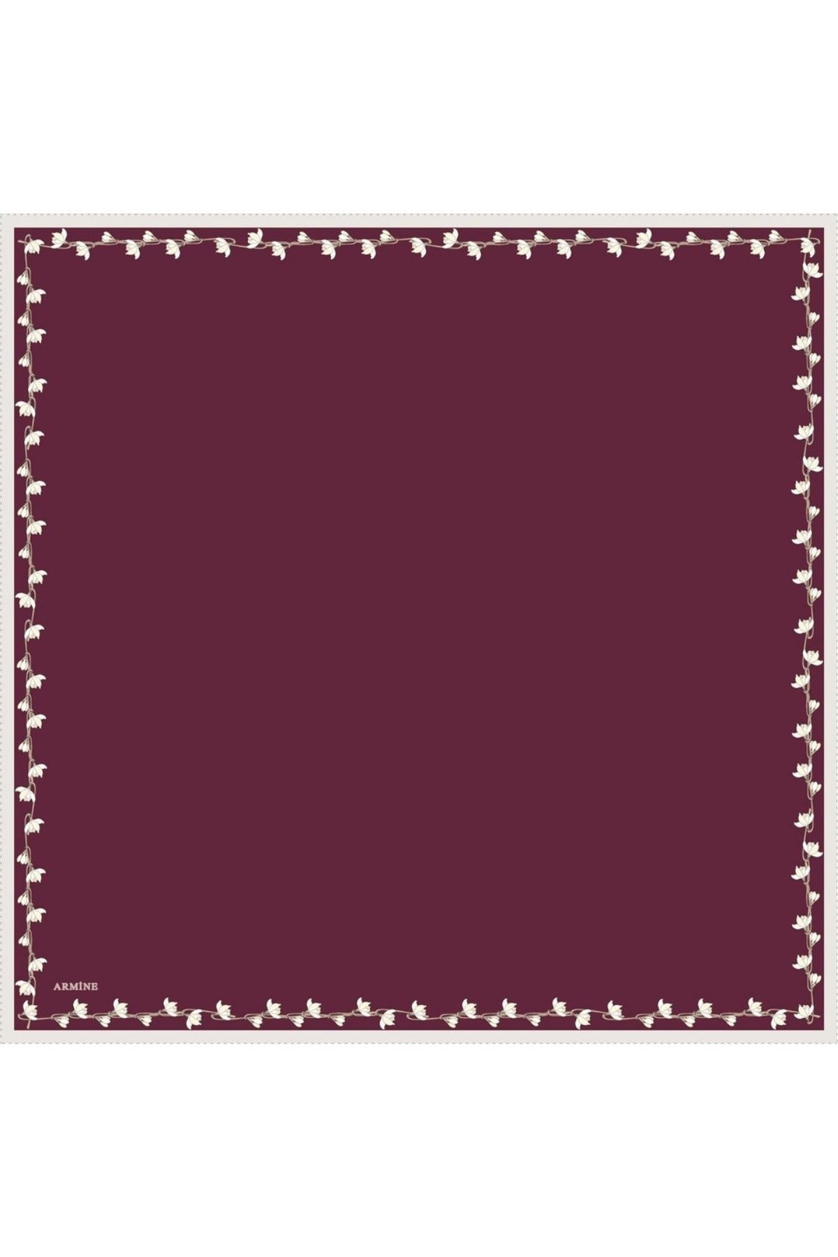 Armine Nostalji Serisi İpek Twill Eşarp 8553D-92