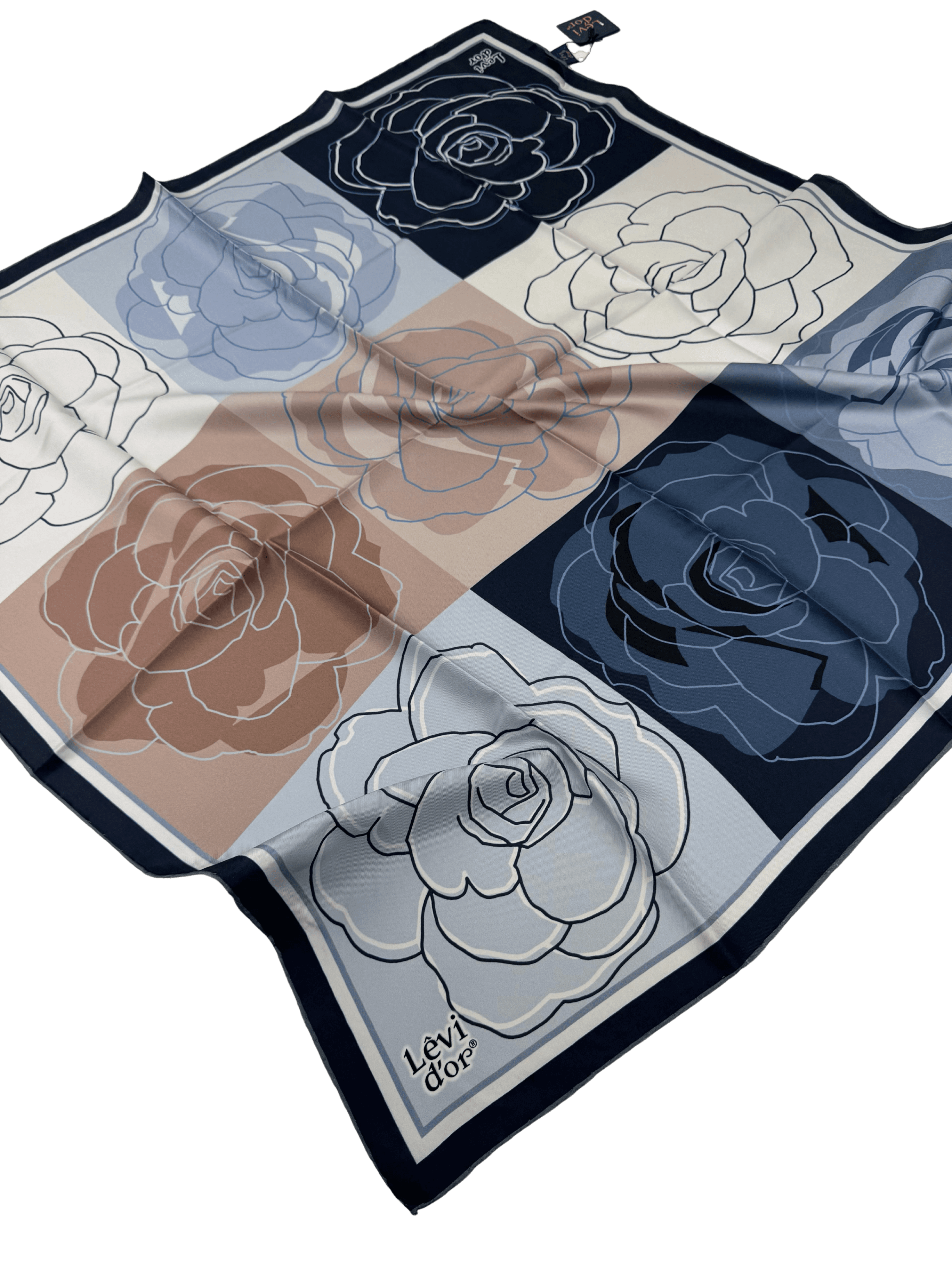 Levidor Twill İpek Eşarp LD4162-1