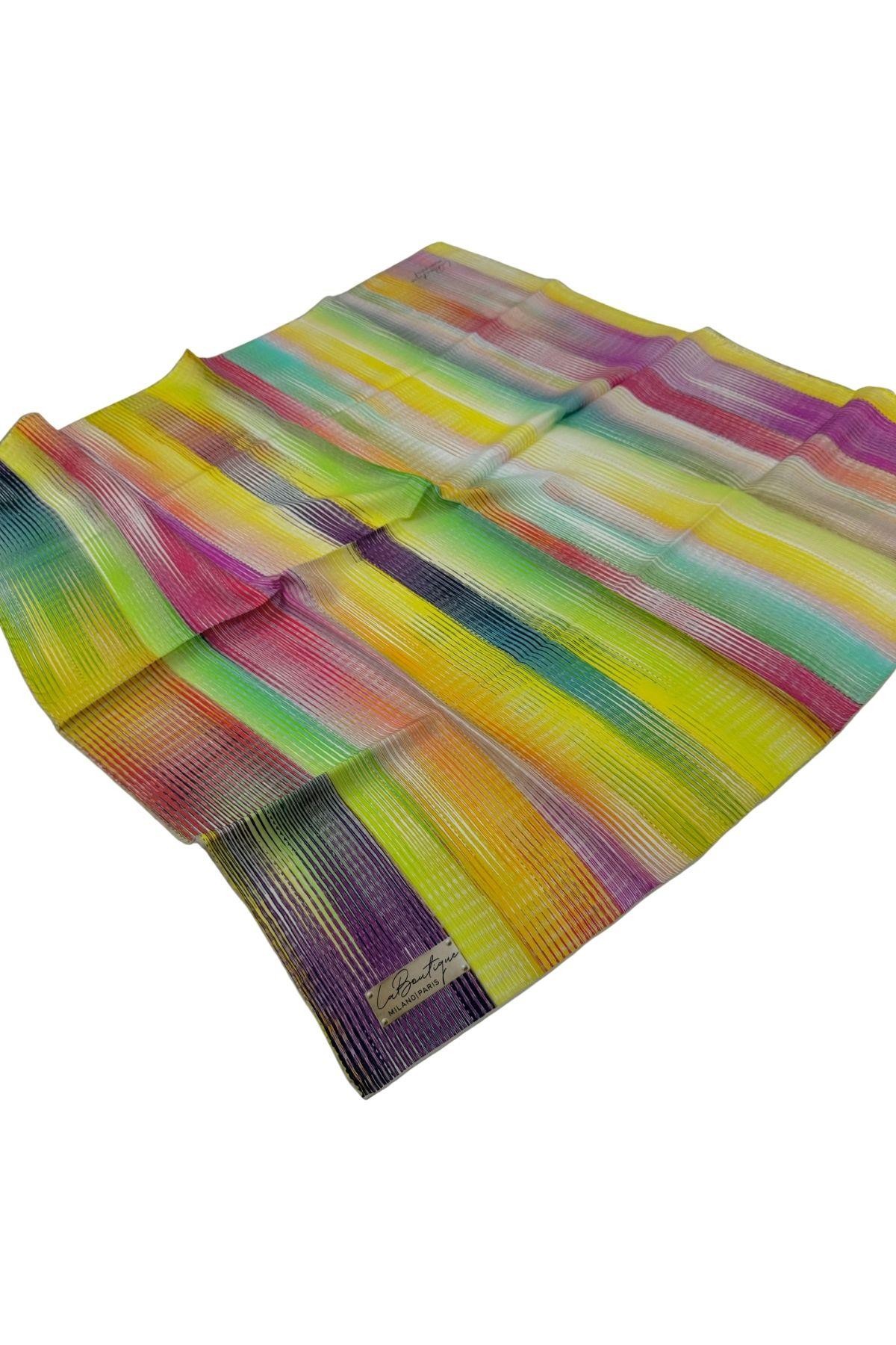 La Boutique 2023-2024 Sonbahar-Kış Twill Eşarp LB1927-01