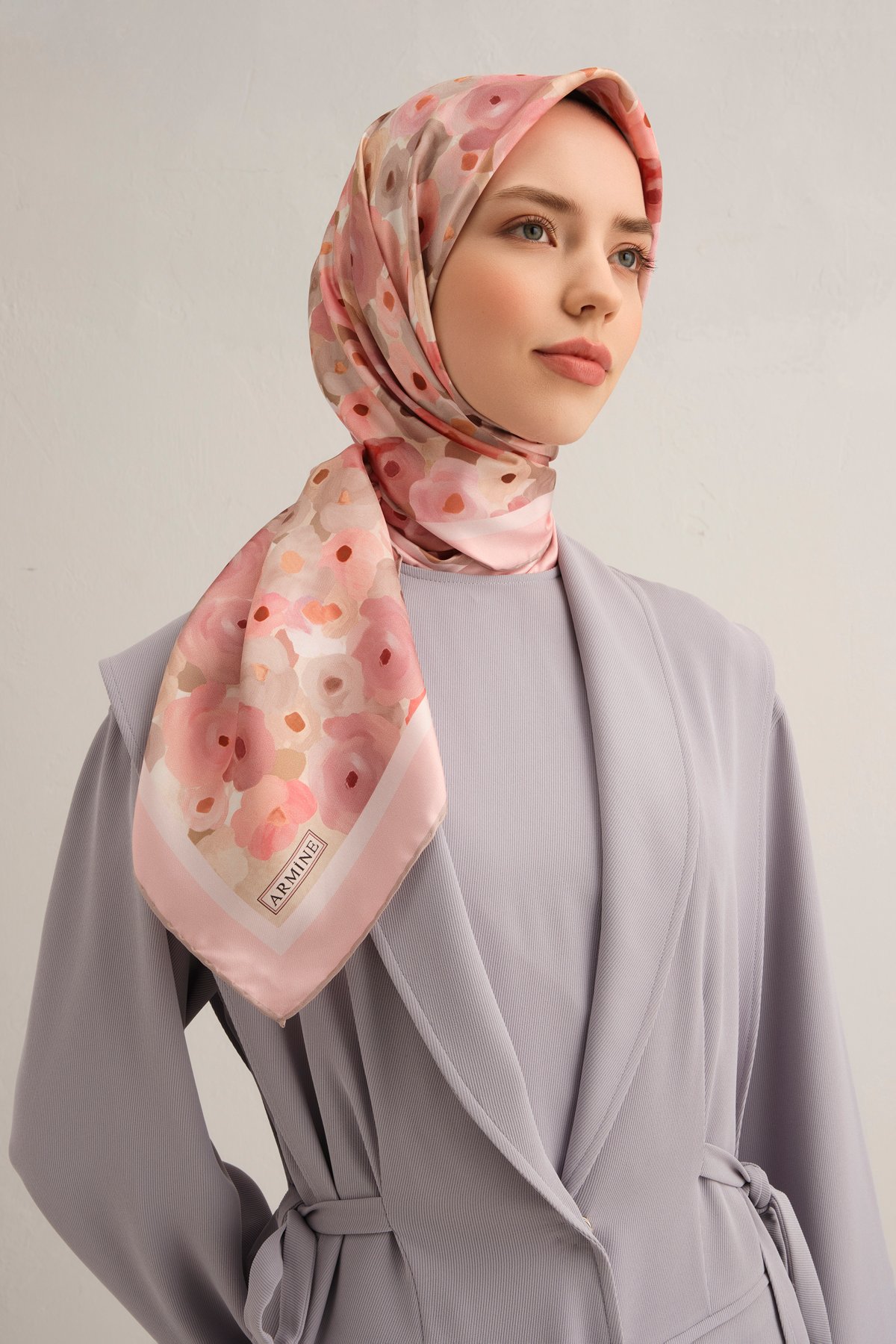 Armine Twill İpek Eşarp 9300D