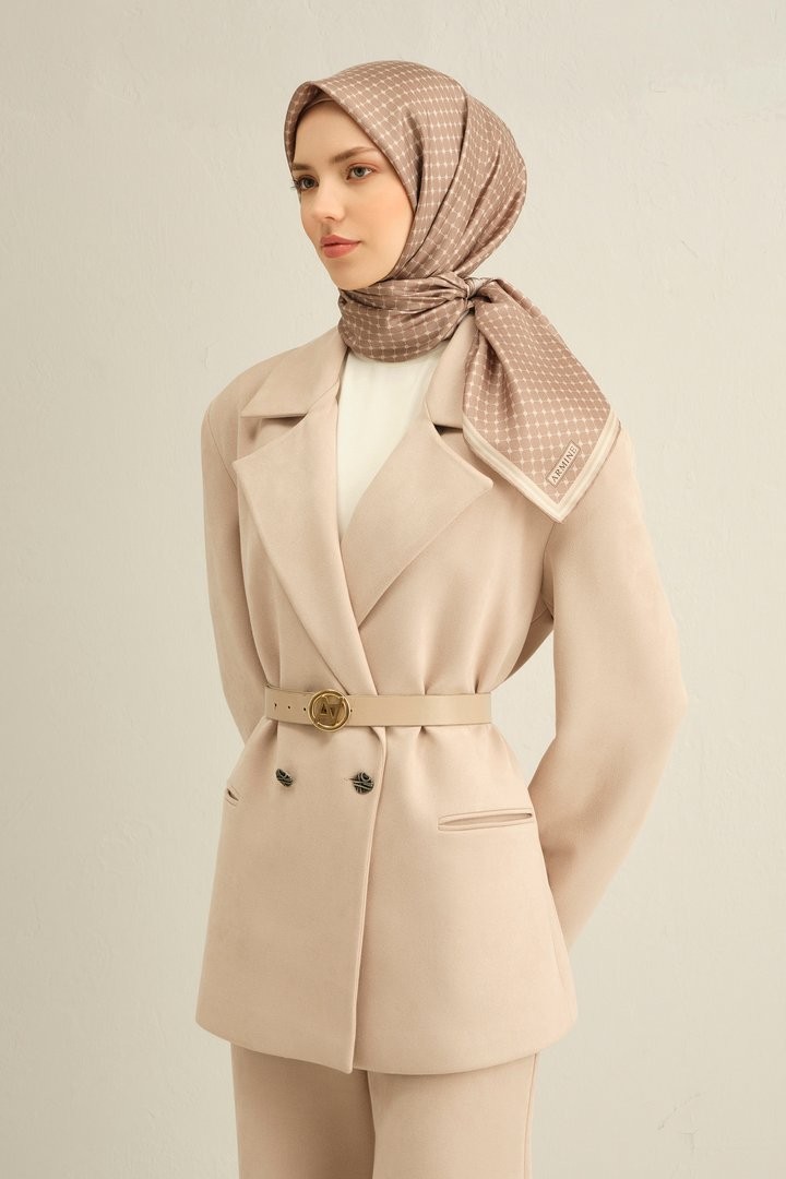 Armine Twill İpek Eşarp 9345D