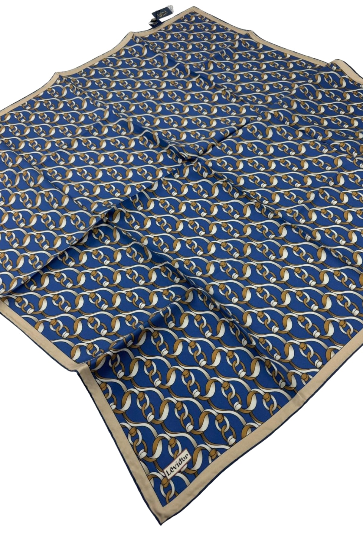 Levidor Twill İpek Eşarp LD1102 - 02-İndigo