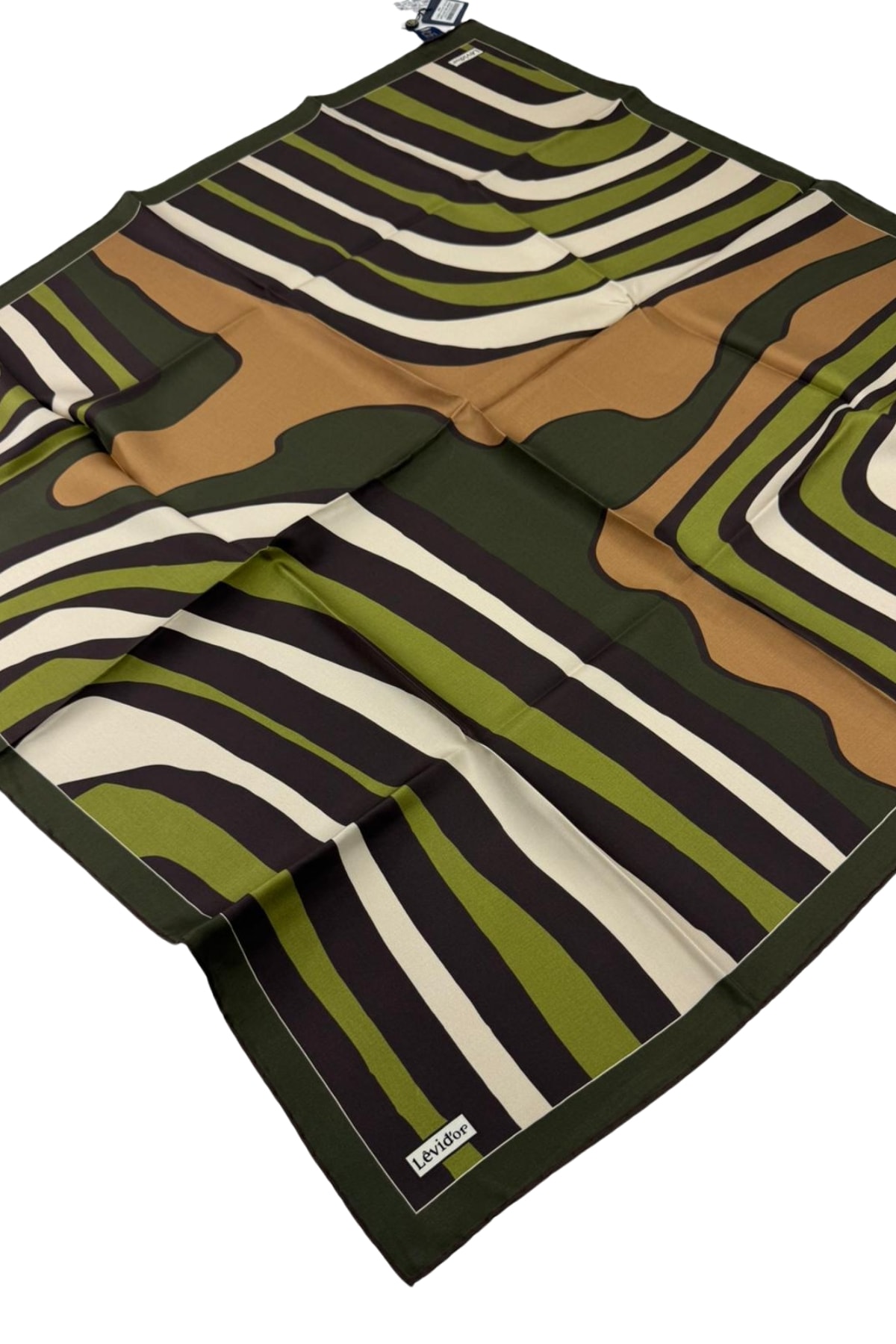 Levidor Twill İpek Eşarp LD1119 - 01-Çok Renkli