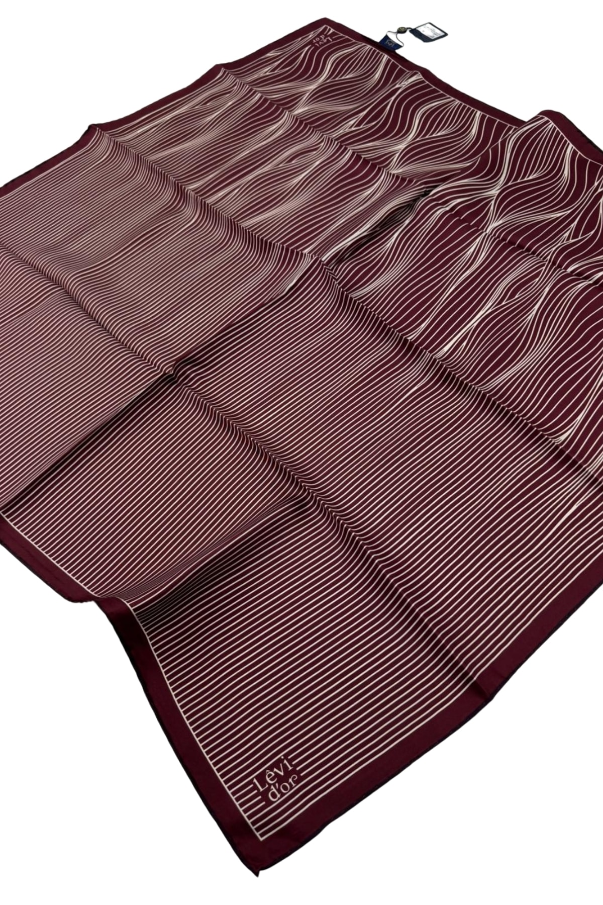 Levidor Twill İpek Eşarp LD1109 - 05-Bordo
