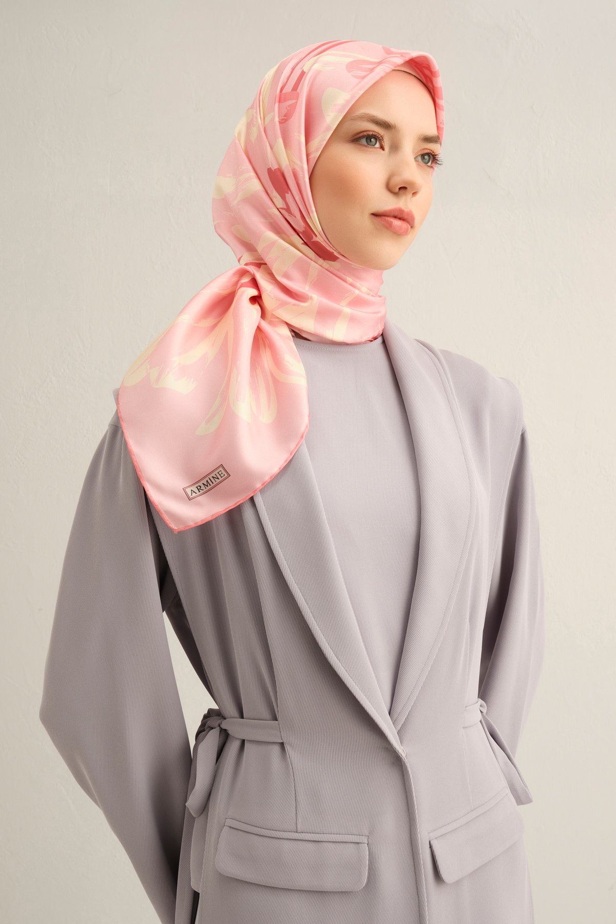 Armine Twill İpek Eşarp 9322D