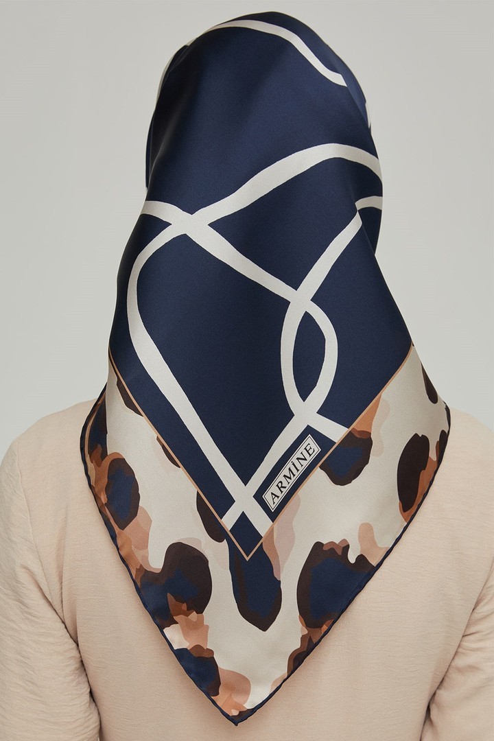 Armine Nostalji Serisi Twill İpek Eşarp 8653D-21