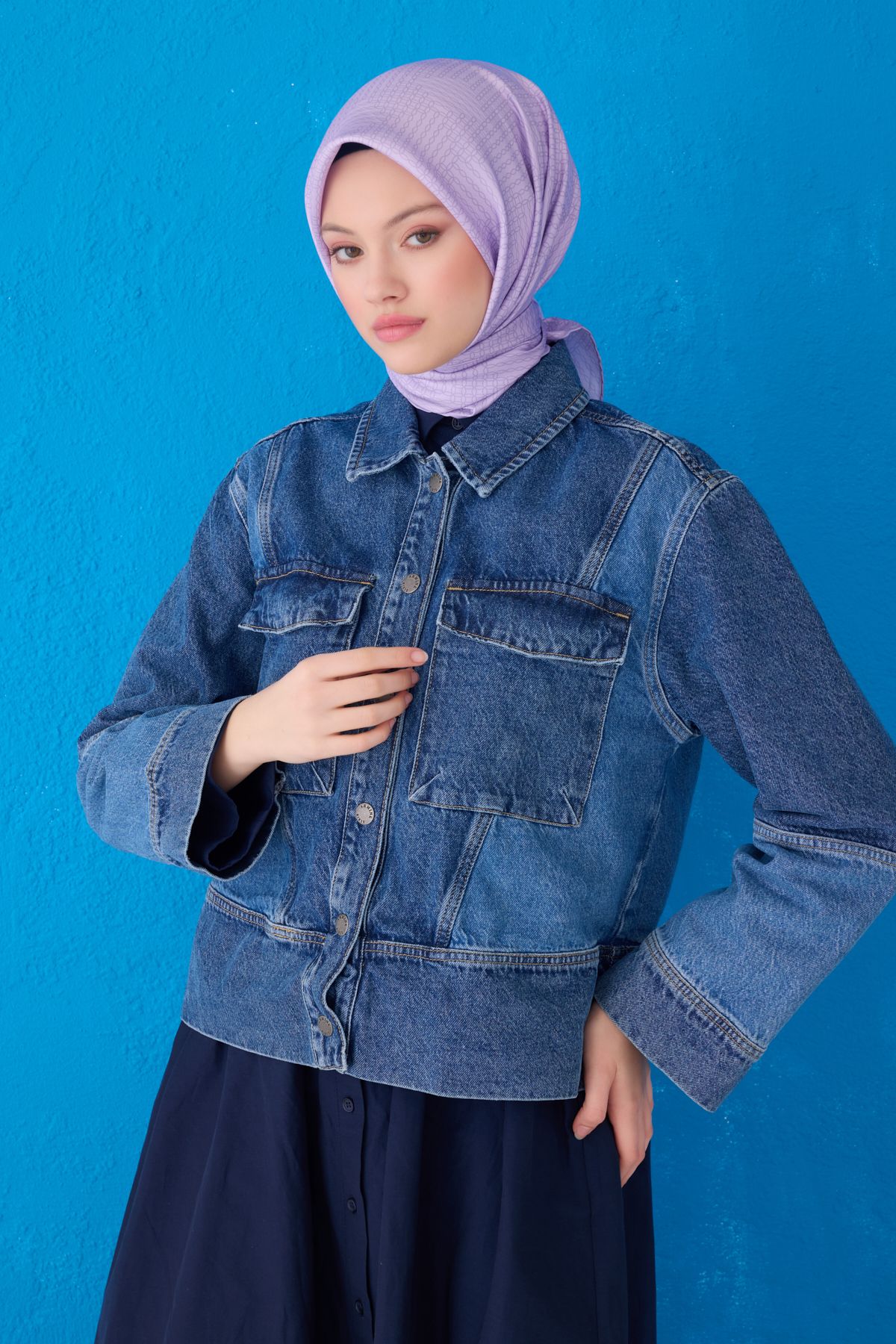 Belli Twill İpek Eşarp 4104D