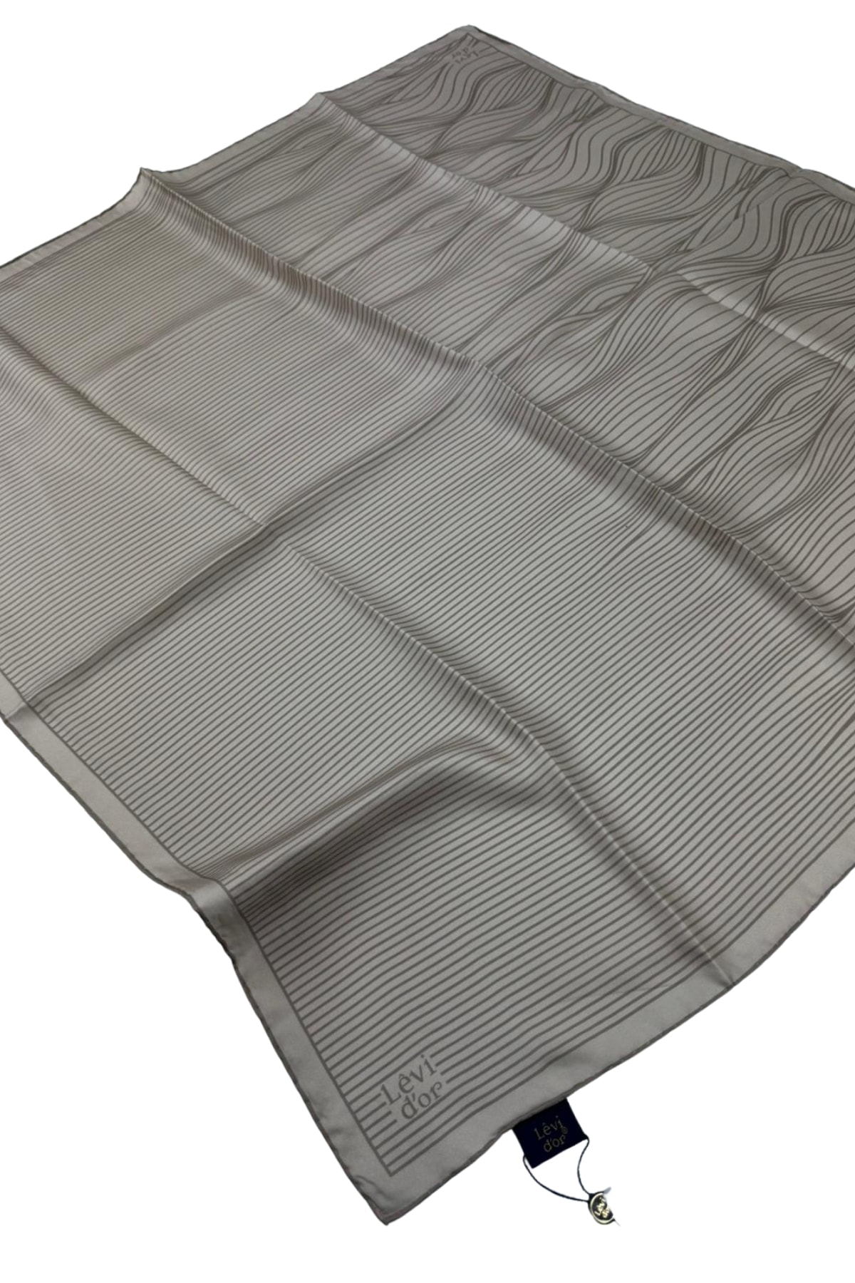 Levidor Twill İpek Eşarp LD1109 - 02-Nohut Beji