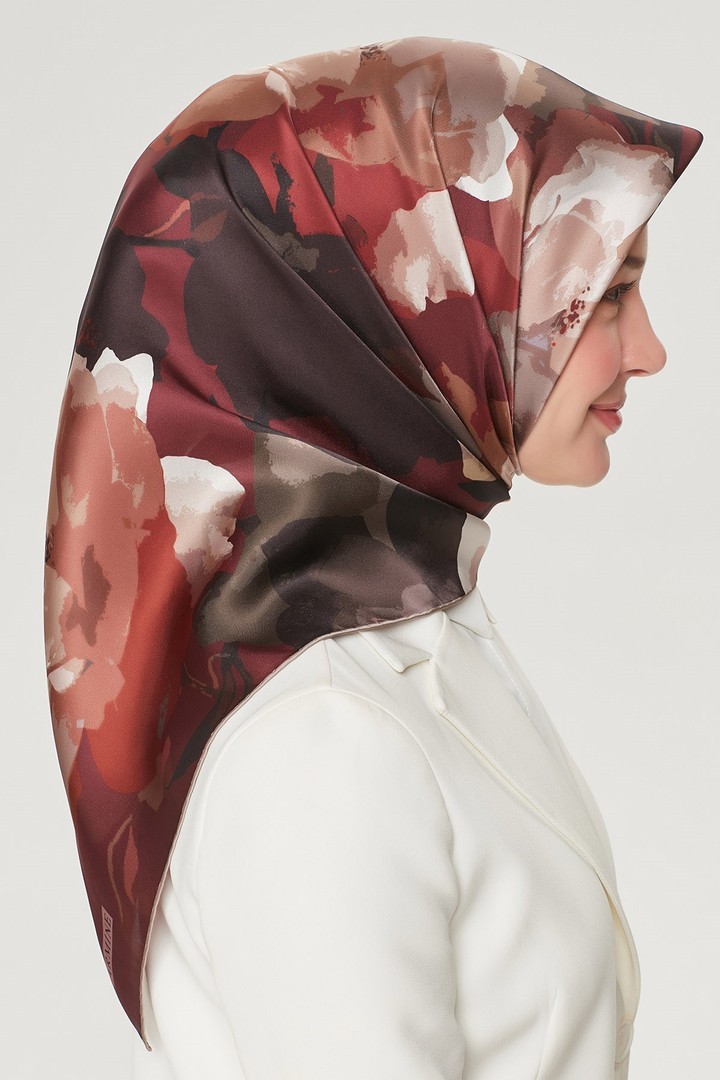 Armine Nostalji Serisi Twill İpek Eşarp 8534D-35
