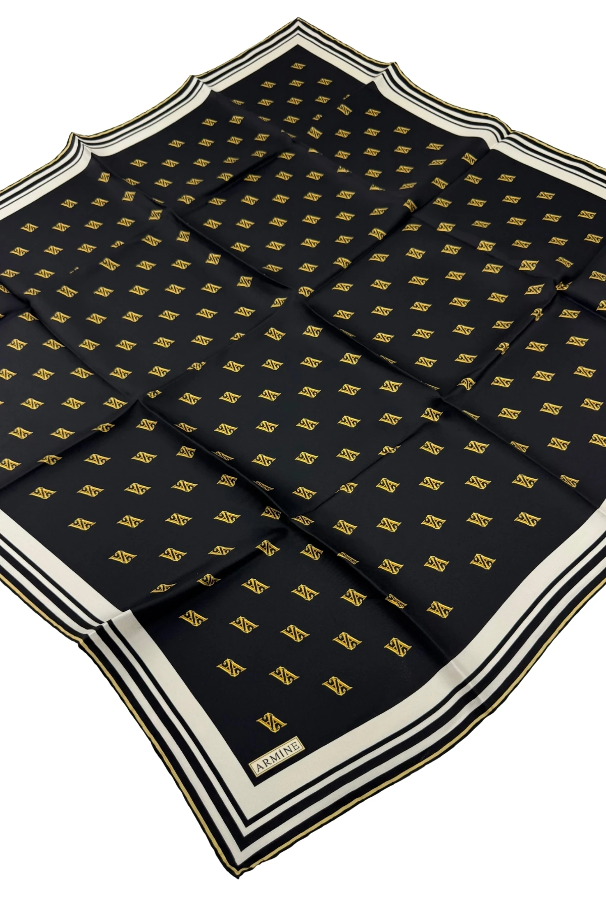 Armine Nostalji Twill İpek Eşarp 8959D-01