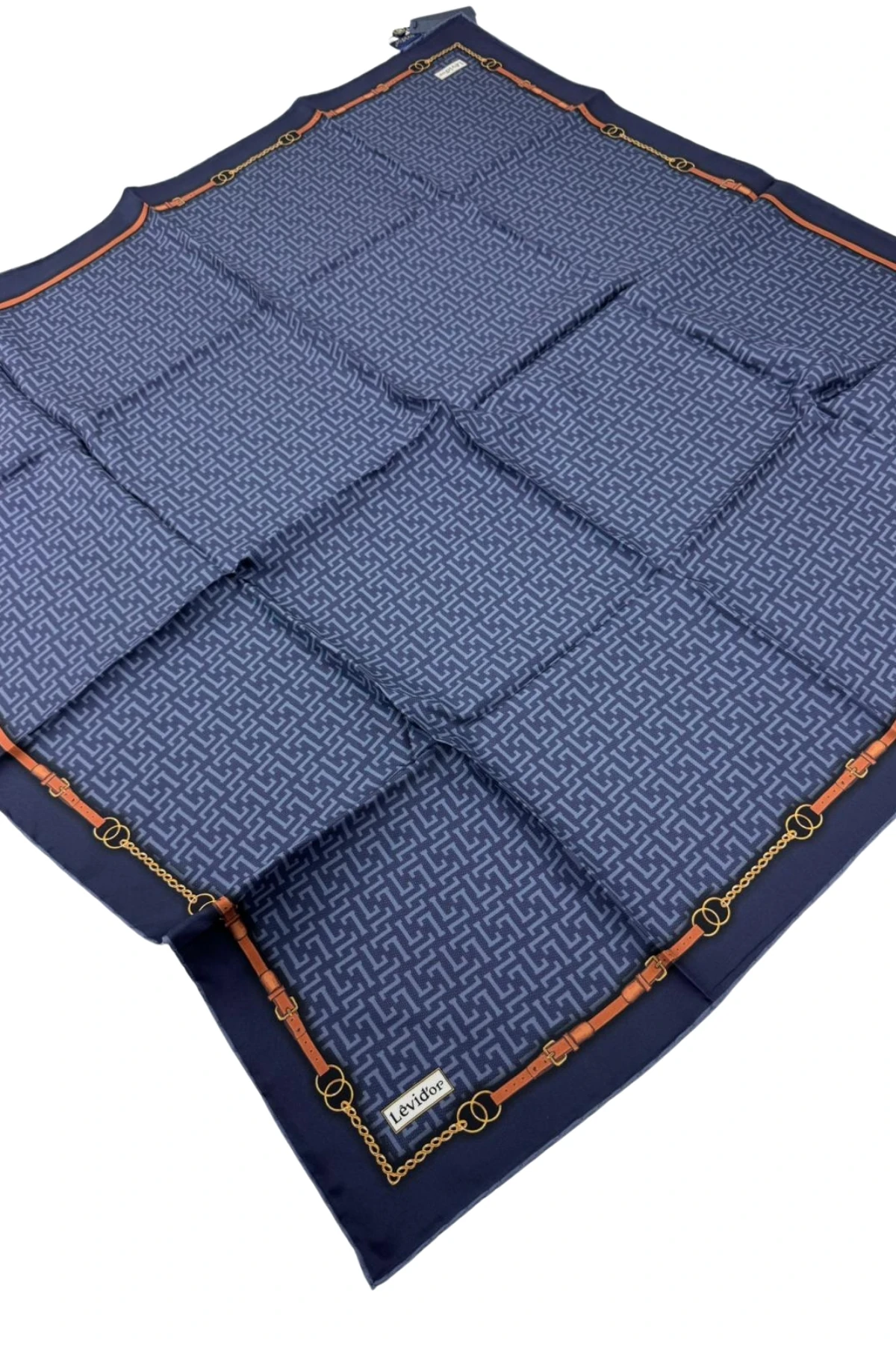 Levidor Twill İpek Eşarp LD1129 - 01-İndigo