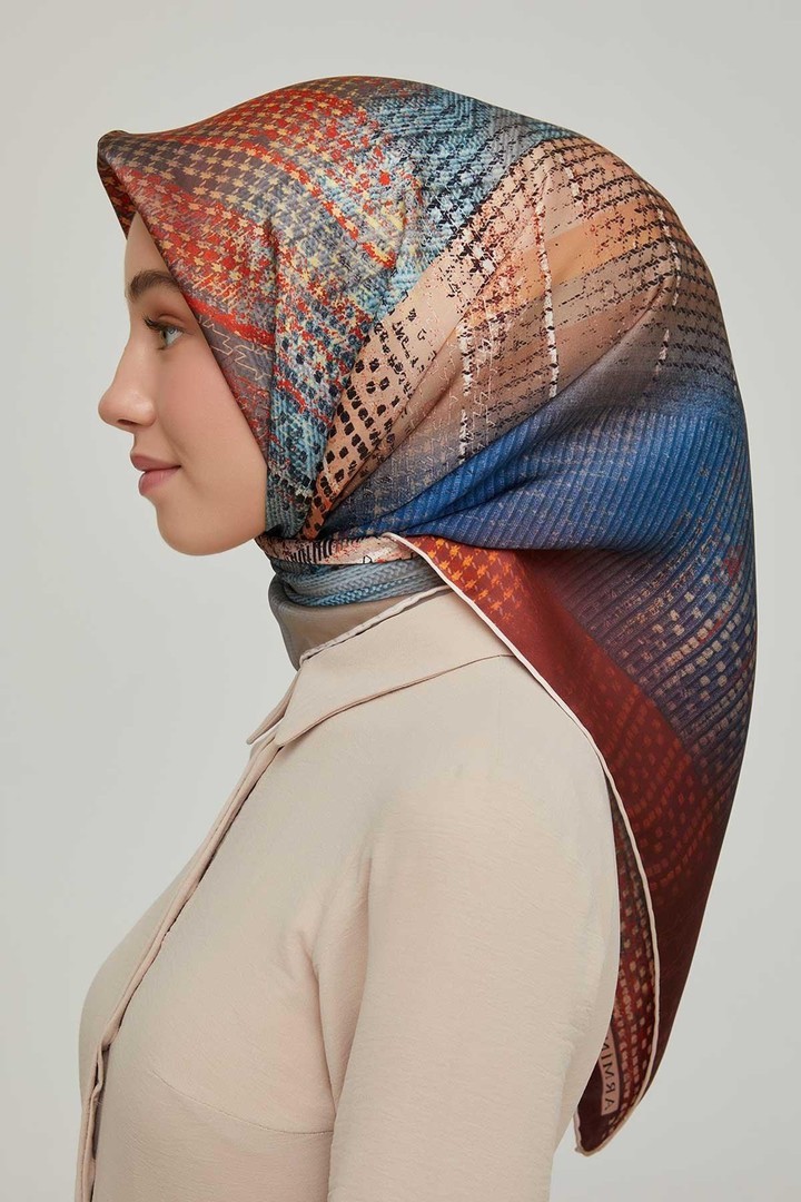 Armine Nostalji Serisi Twill İpek Eşarp 8602D-33