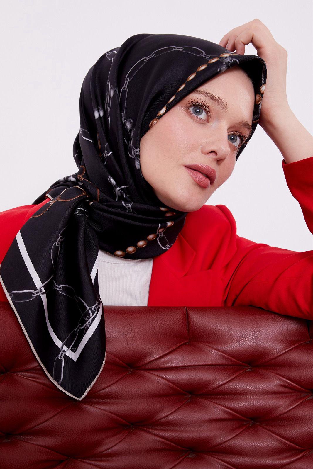 Levidor Twill İpek Eşarp LD3905-01