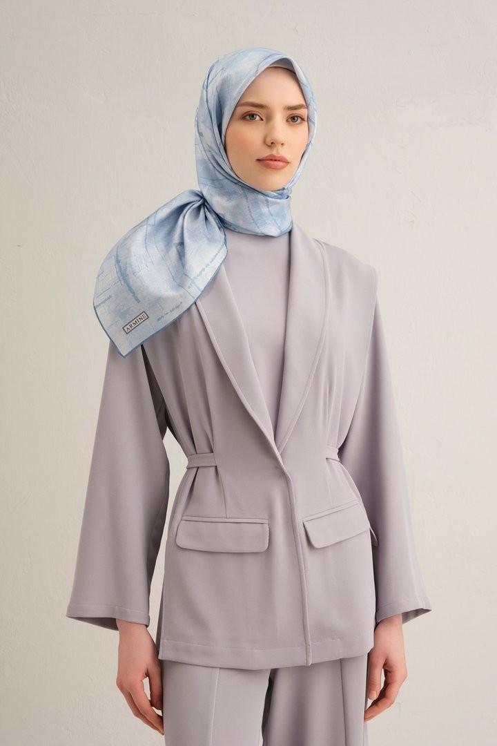 Armine Twill İpek Eşarp 9339D