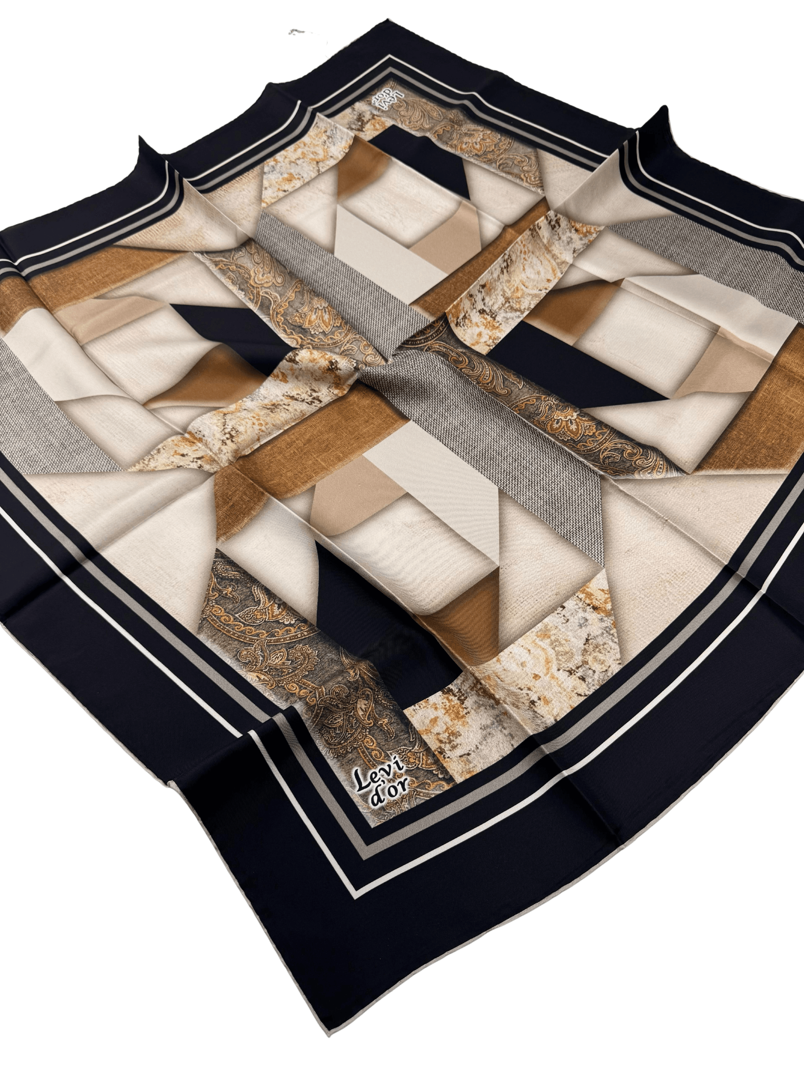 Levidor Twill İpek Eşarp LD4137-1