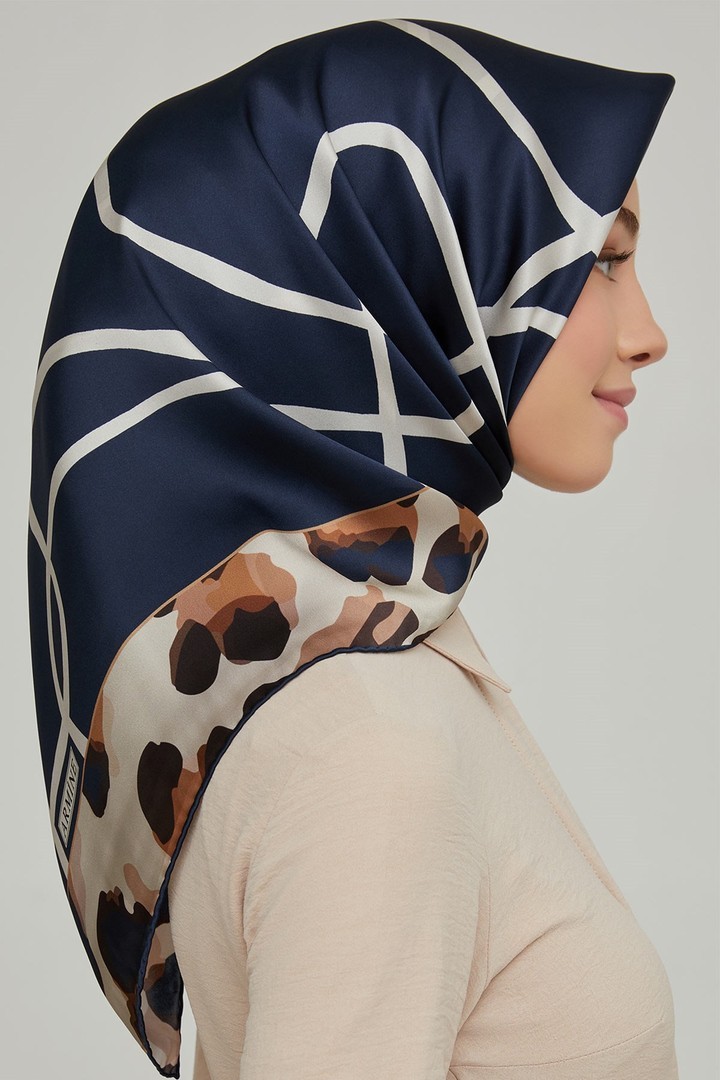 Armine Nostalji Serisi Twill İpek Eşarp 8653D-21