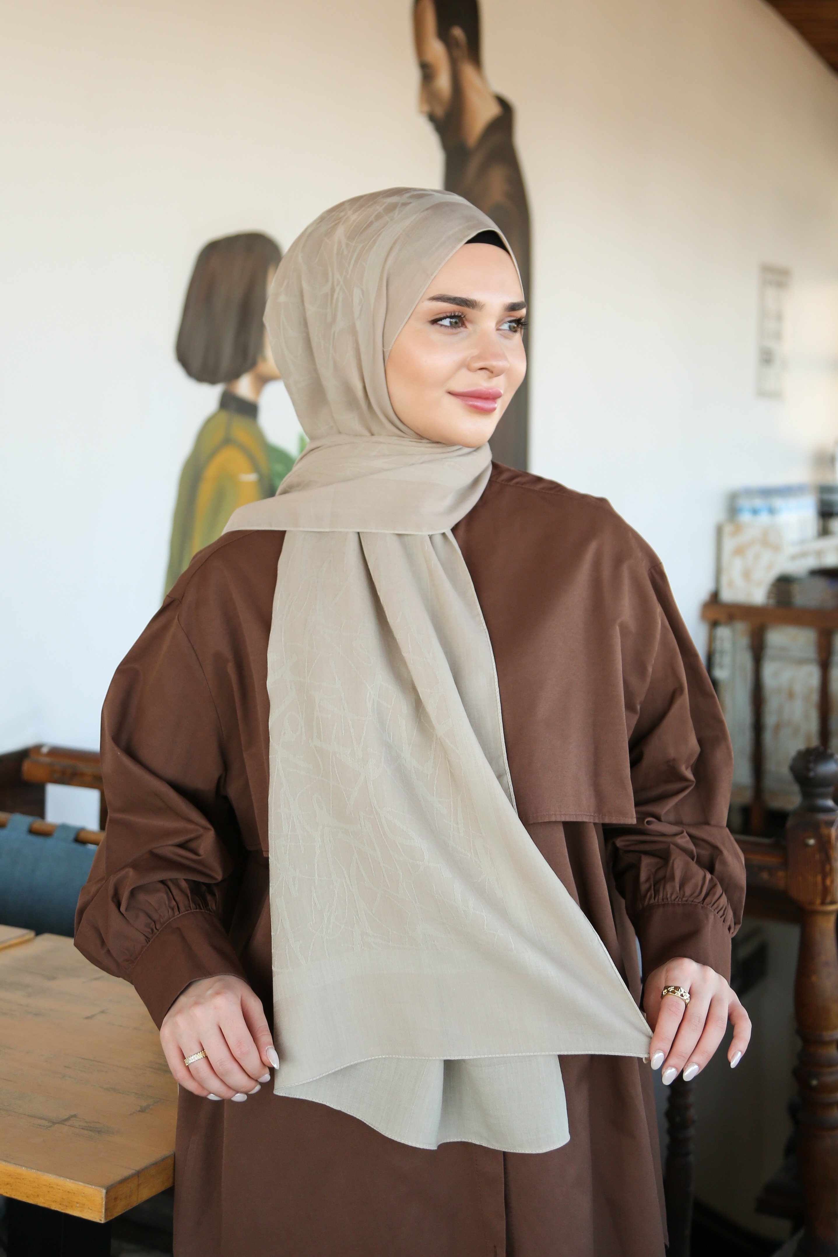 Armine Tensel İpek Şal 3