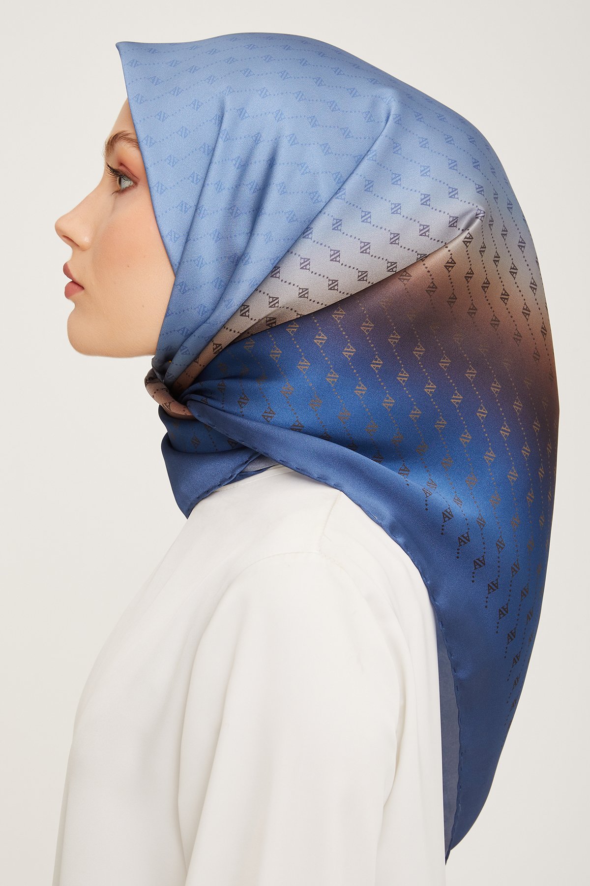Armine Nostalji Serisi Twill İpek Eşarp 9003D-36