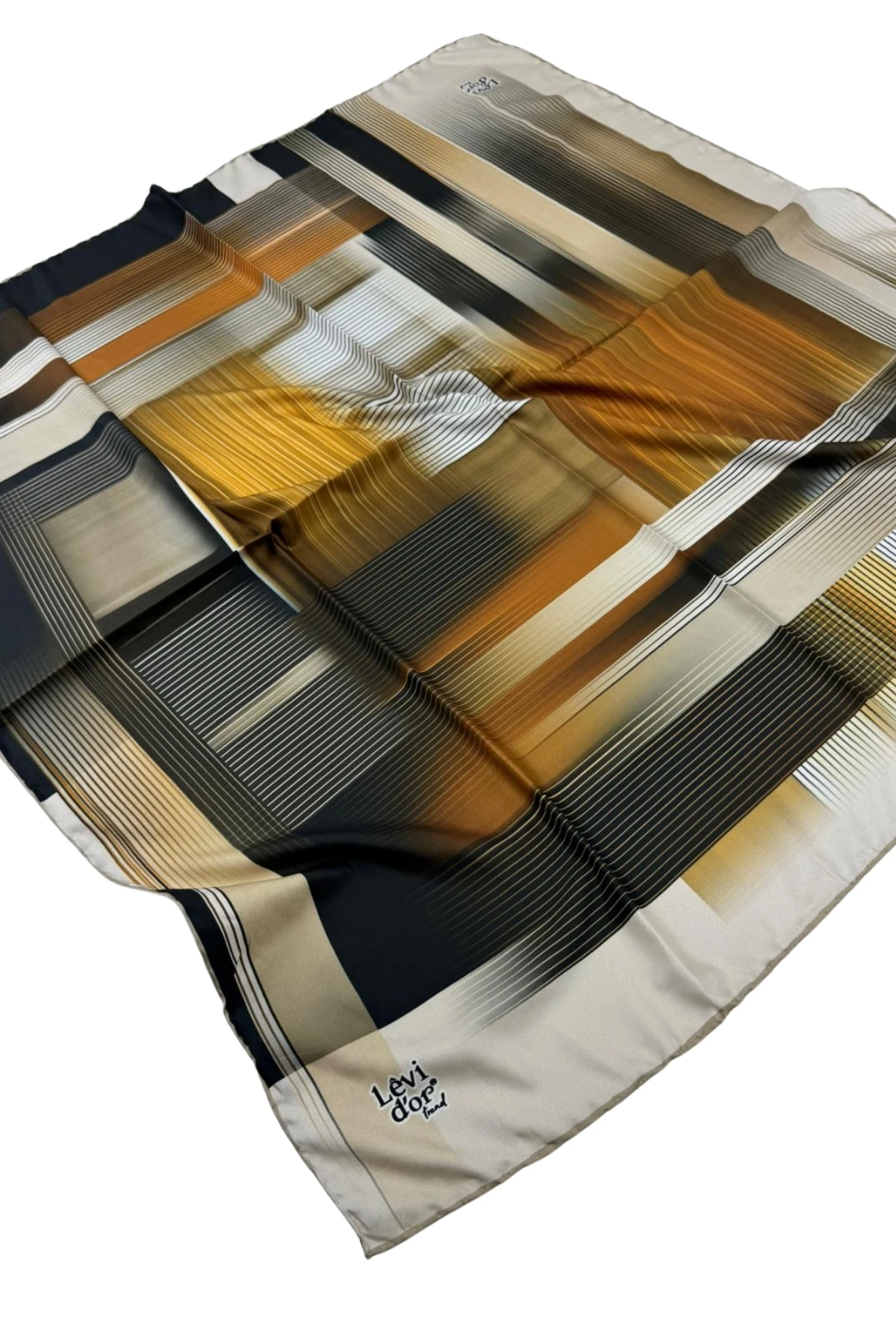 Levidor Trend Twill Eşarp LDT285 - 02-Siyah-Taba