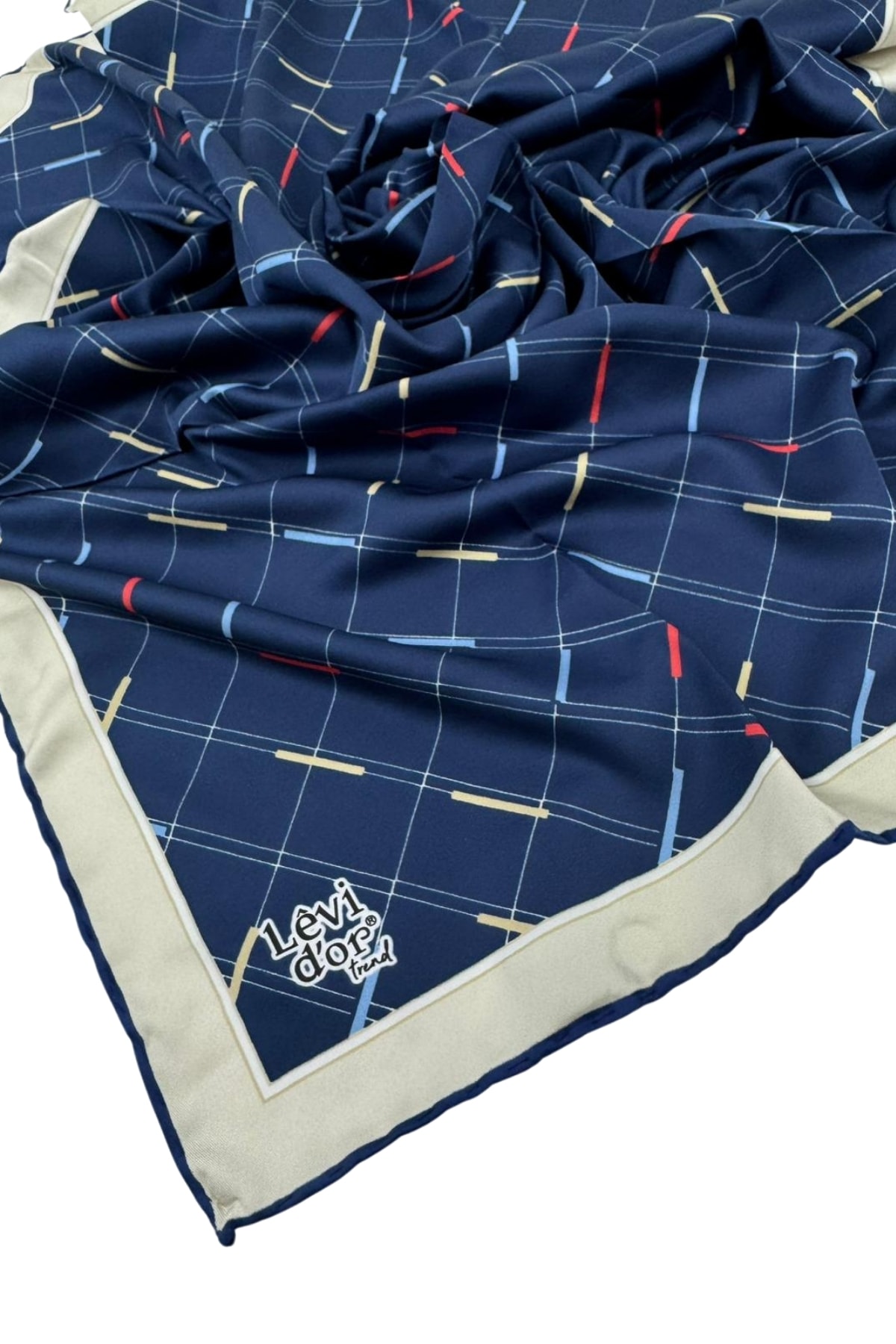 Levidor Trend Twill Eşarp LDT278 - 01-Lacivert