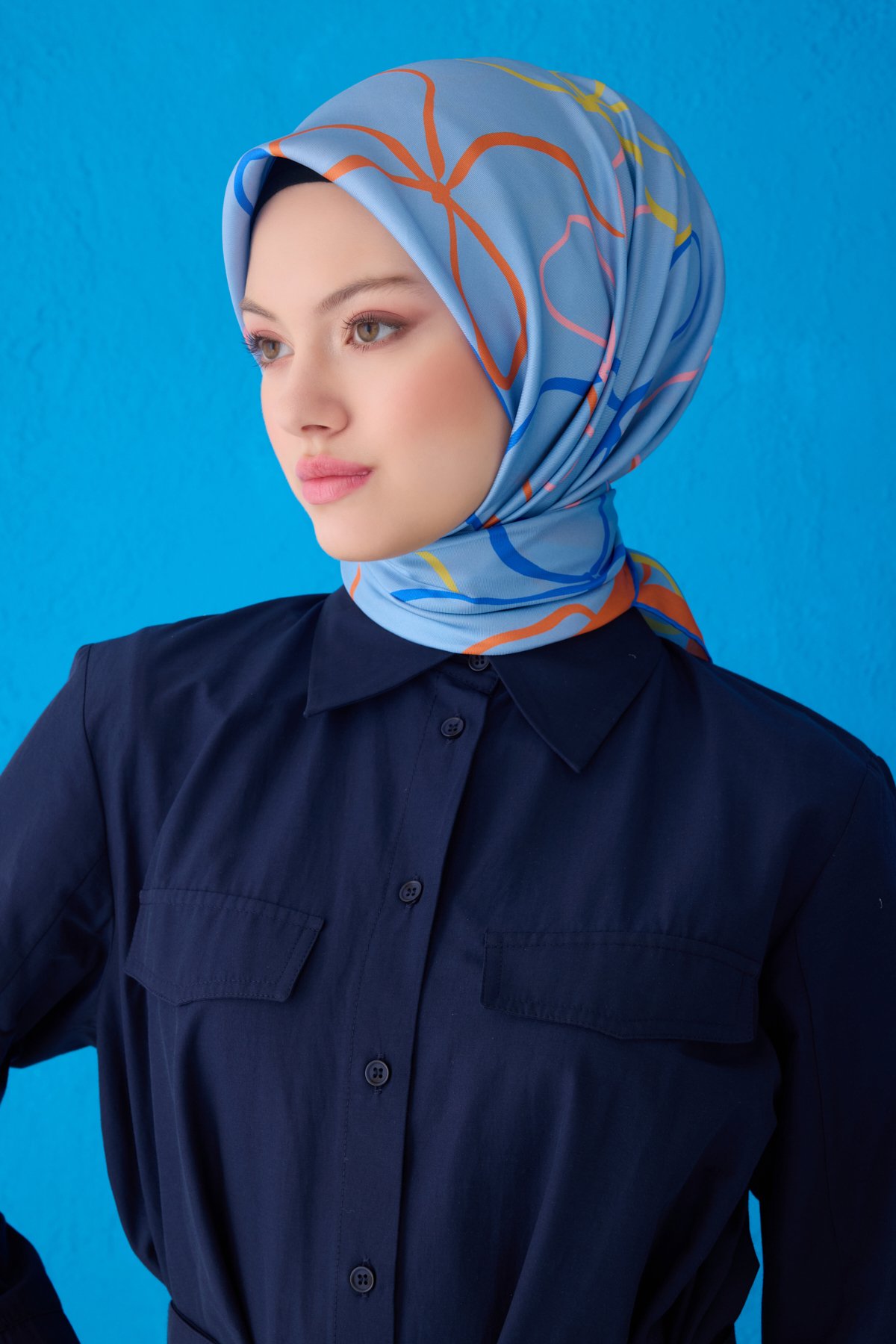 Belli Twill İpek Eşarp 4113D