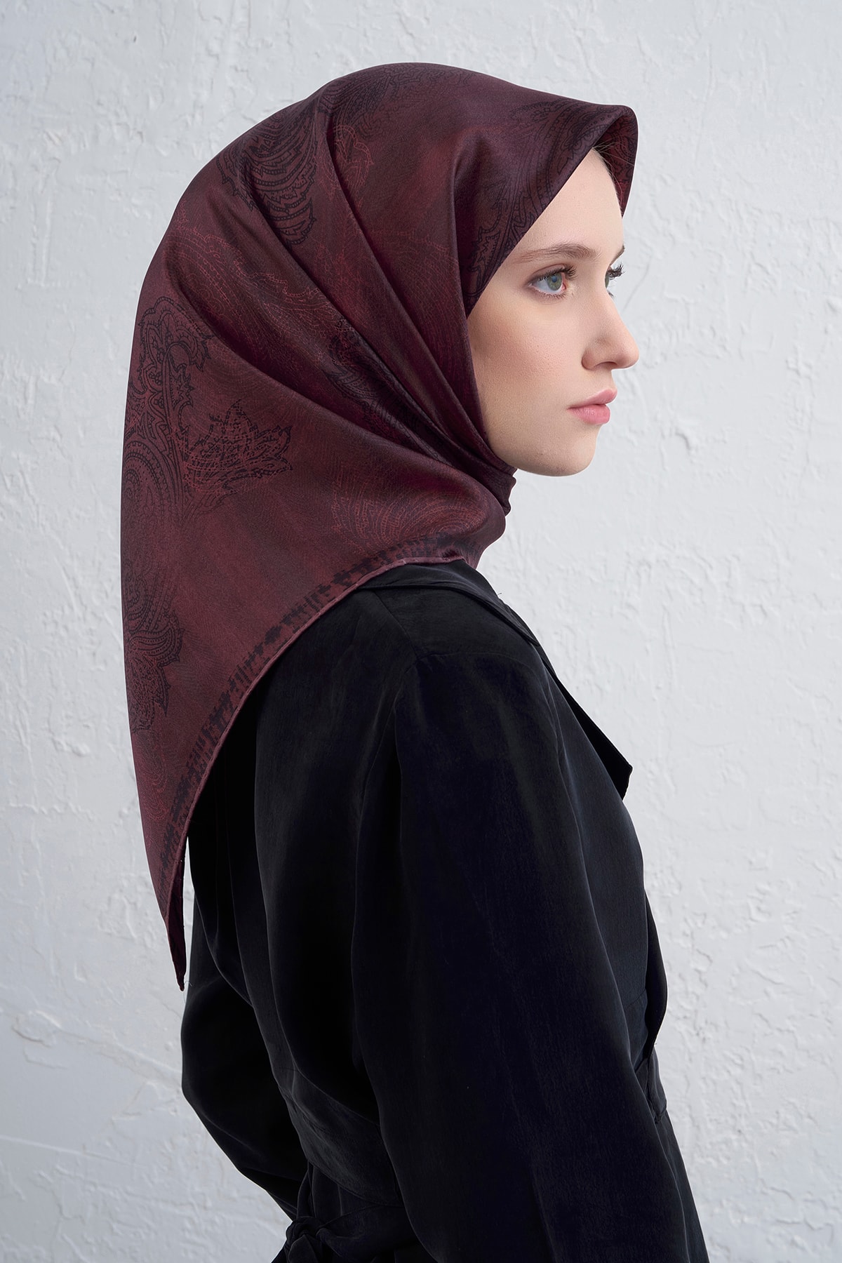 Armine Sura İpek Eşarp 9428DS - 82-Şarabi