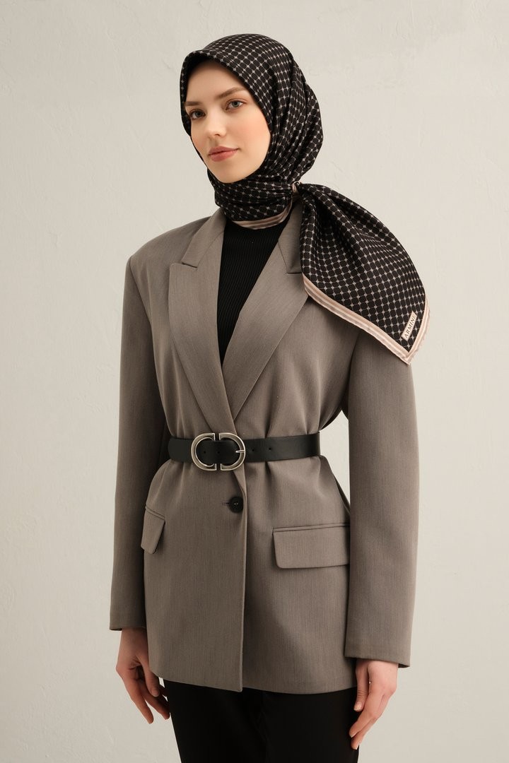 Armine Twill İpek Eşarp 9345D