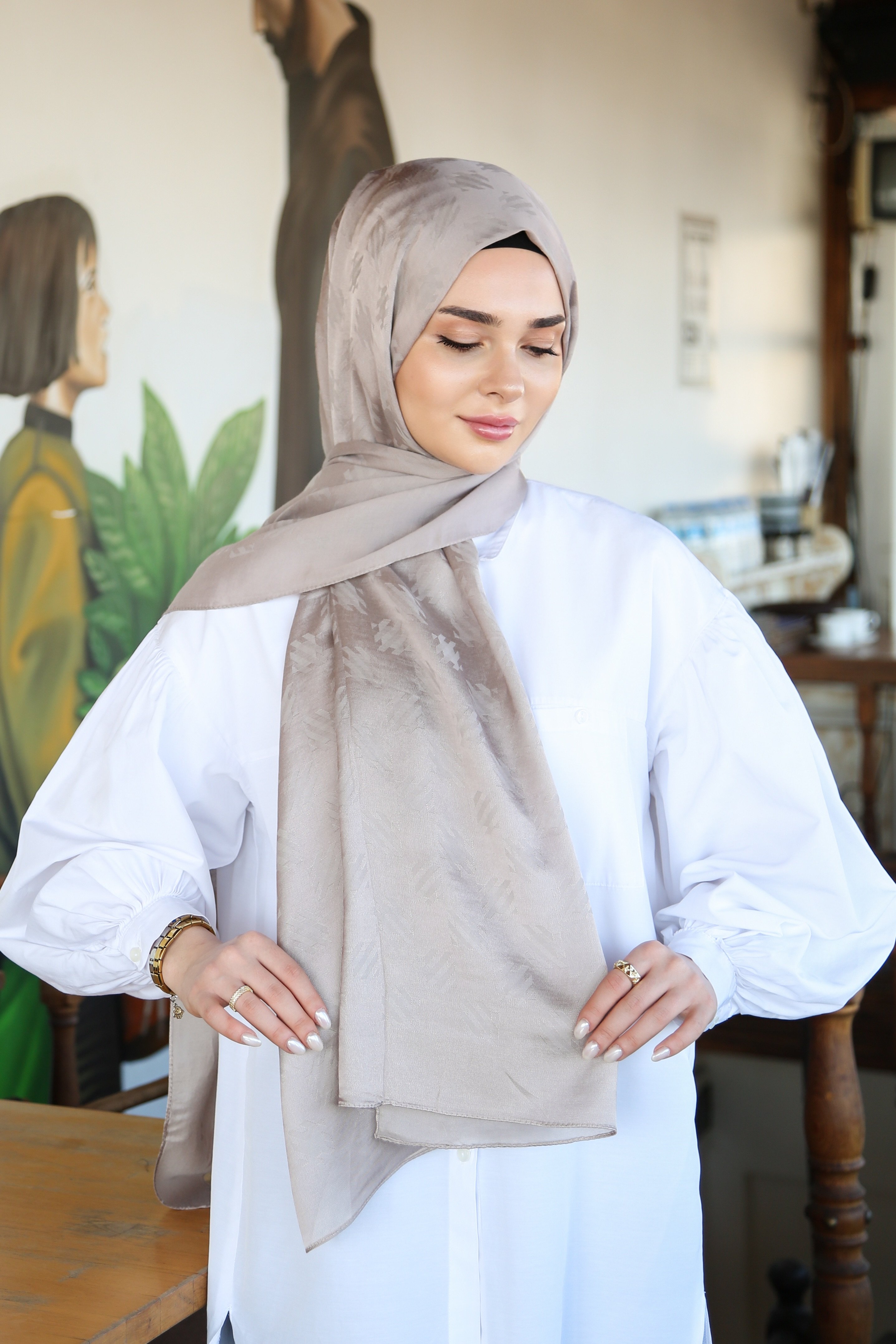 Armine Trend Lyon Şal 4 - Taş-247313