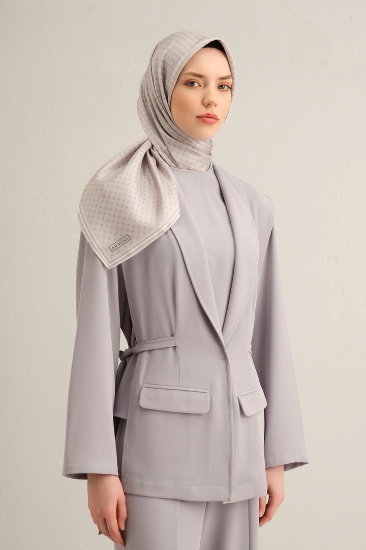 Armine Twill İpek Eşarp 9345D