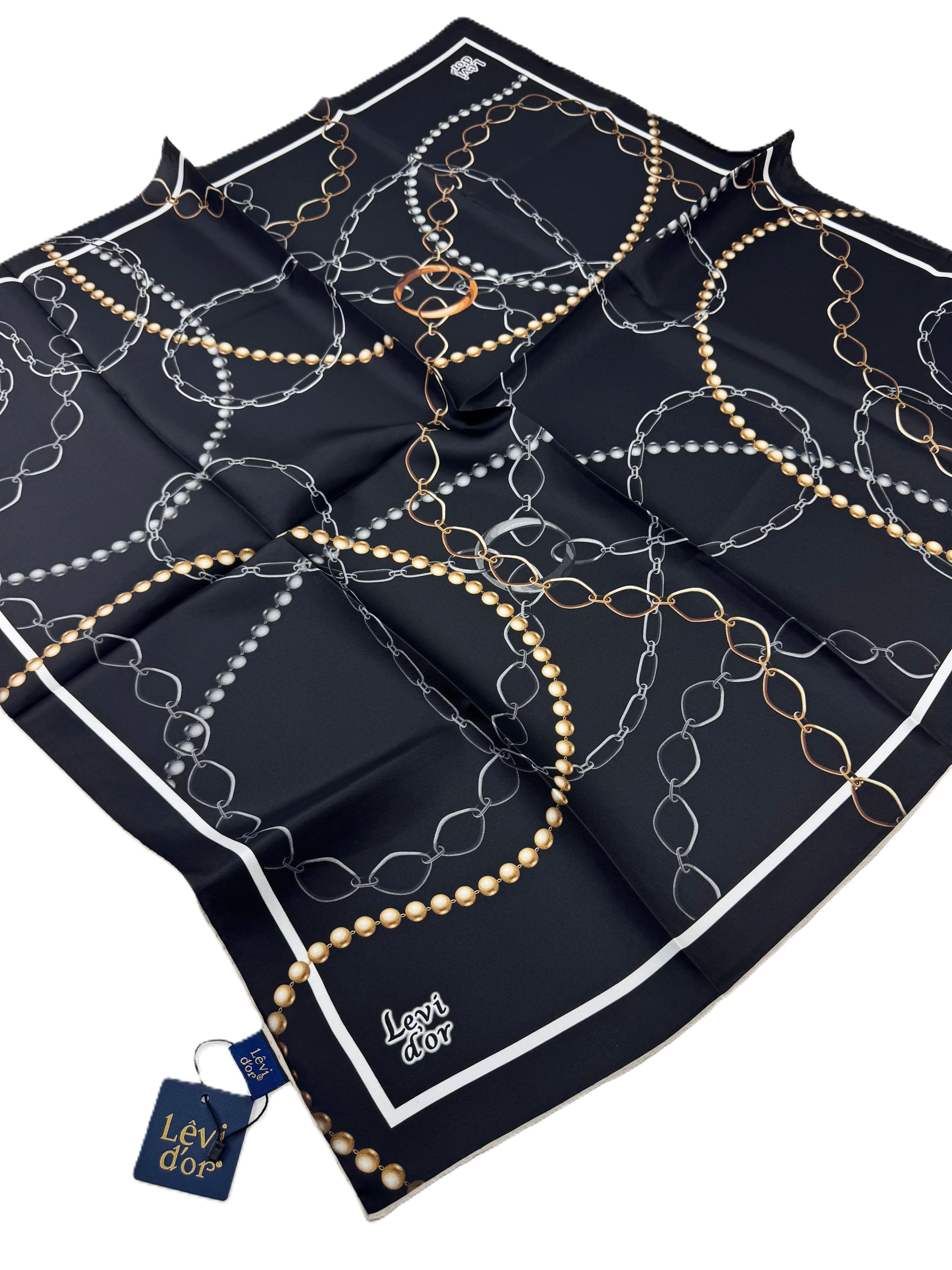 Levidor Twill İpek Eşarp LD3905-01