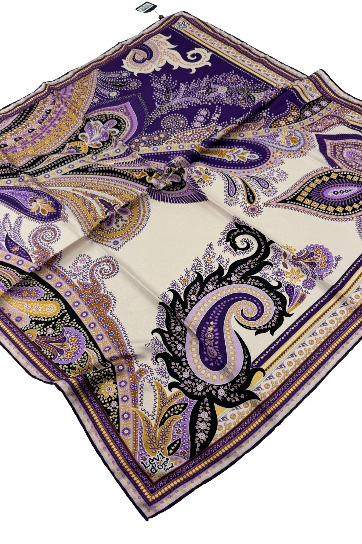 Levidor Trend Twill Eşarp LDT269-01 - Morcivert-Krem-08