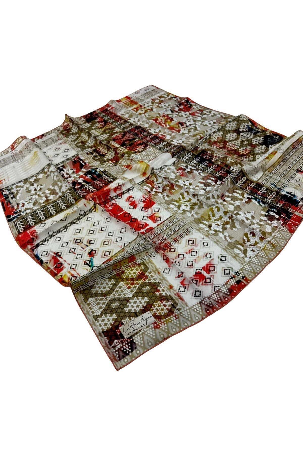 La Boutique 2023-2024 Sonbahar-Kış Twill Eşarp LB1932-02