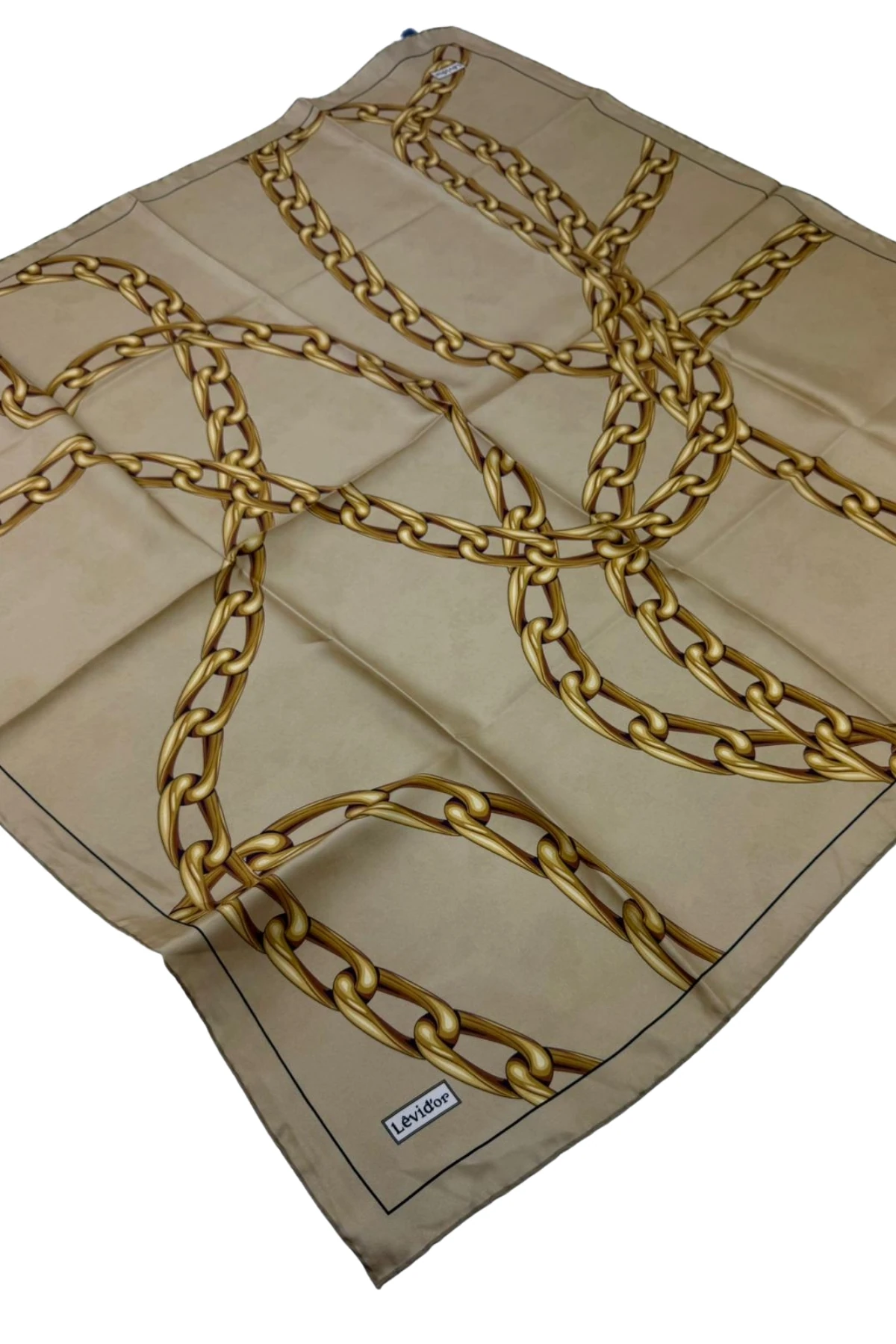 Levidor Twill İpek Eşarp LD1130 - 05-Bej-Gold