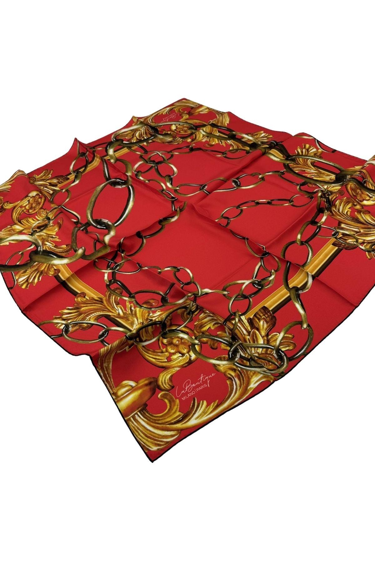 La Boutique 2023-2024 Sonbahar-Kış Twill Eşarp LB1941-07