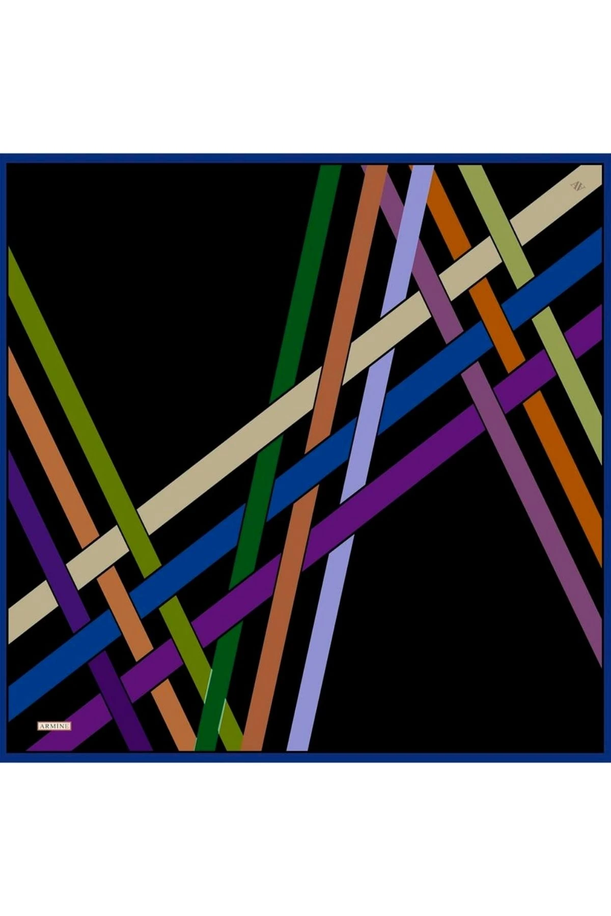 Armine Nostalji Serisi İpek Twill Eşarp 8923D-37