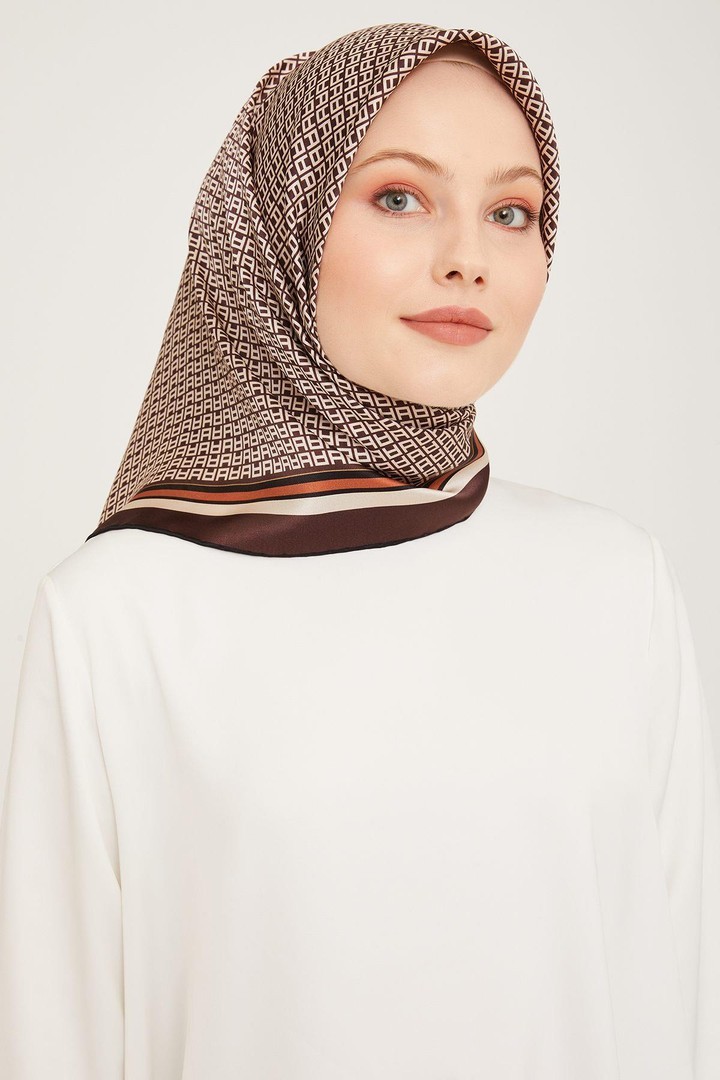 Armine Nostalji Serisi Twill İpek Eşarp 9026D-31