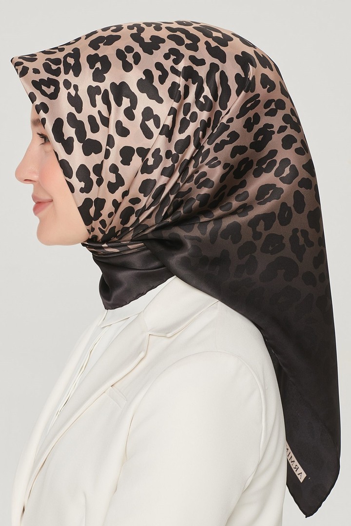 Armine Nostalji Serisi İpek Twill Eşarp 8550D-44