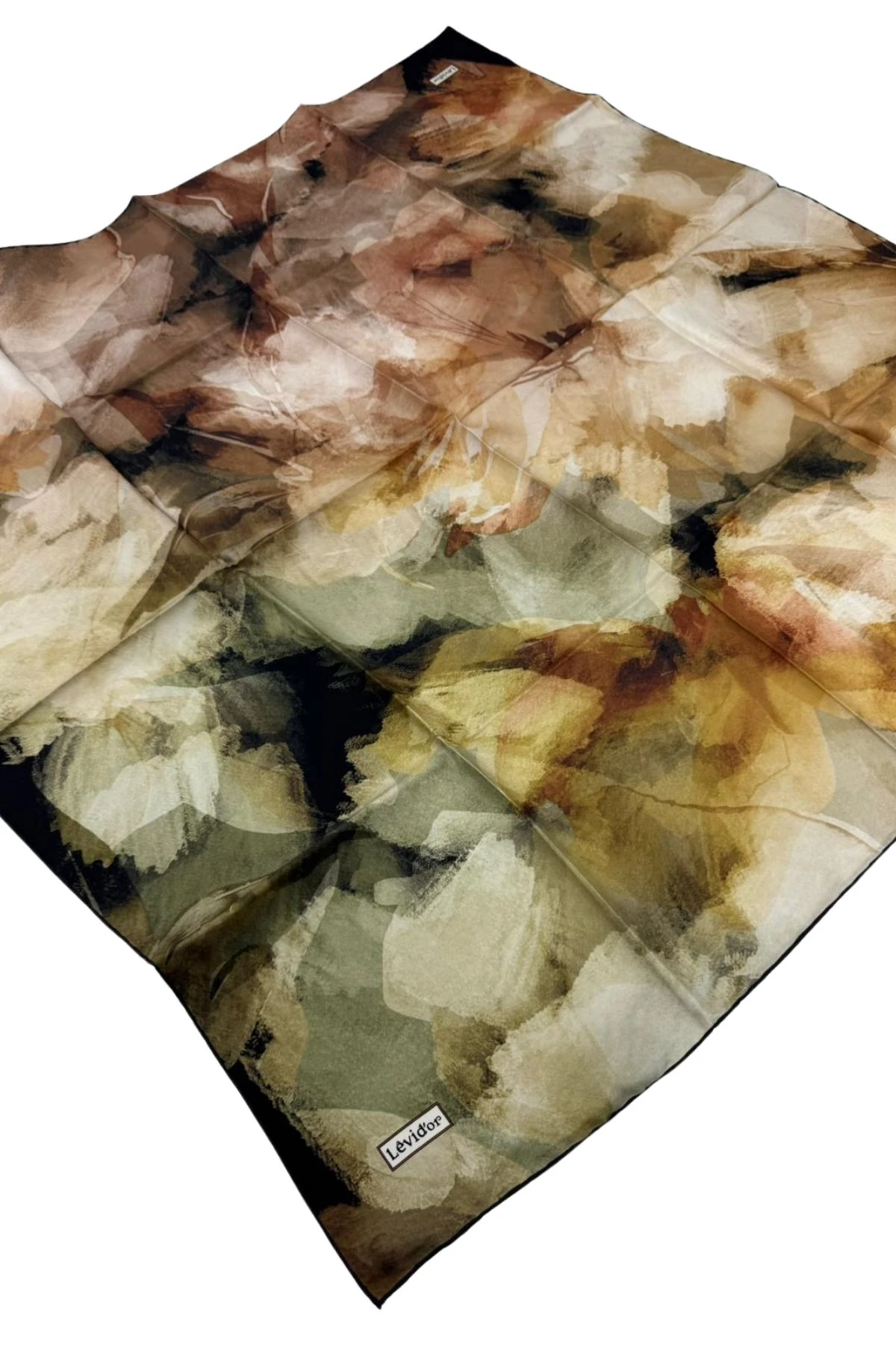 Levidor Twill İpek Eşarp LD1137 - 03-Yeşil-Taba