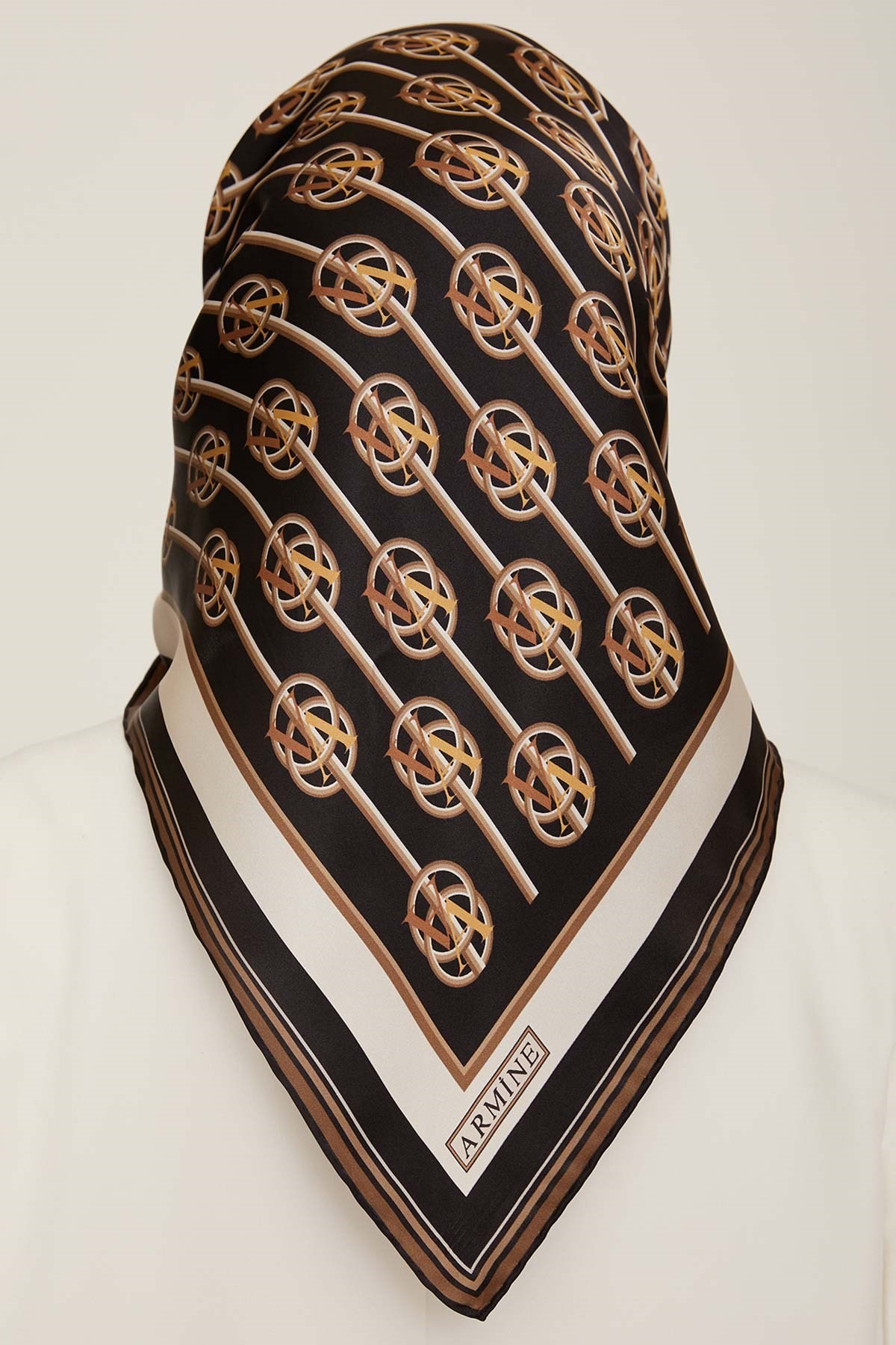 Armine İpek Eşarp Nostalji Twill 8822D-03