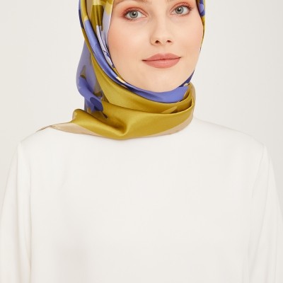 Armine Nostalji Serisi Twill İpek Eşarp 9042D-02