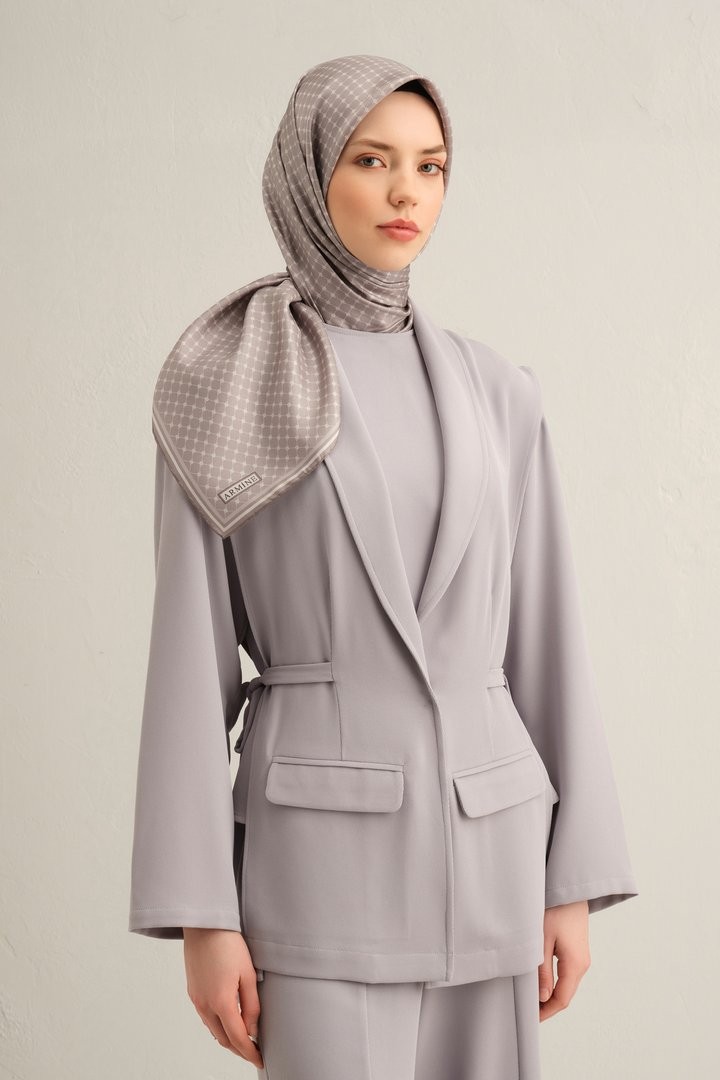 Armine Twill İpek Eşarp 9345D