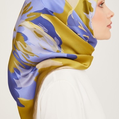 Armine Nostalji Serisi Twill İpek Eşarp 9042D-02