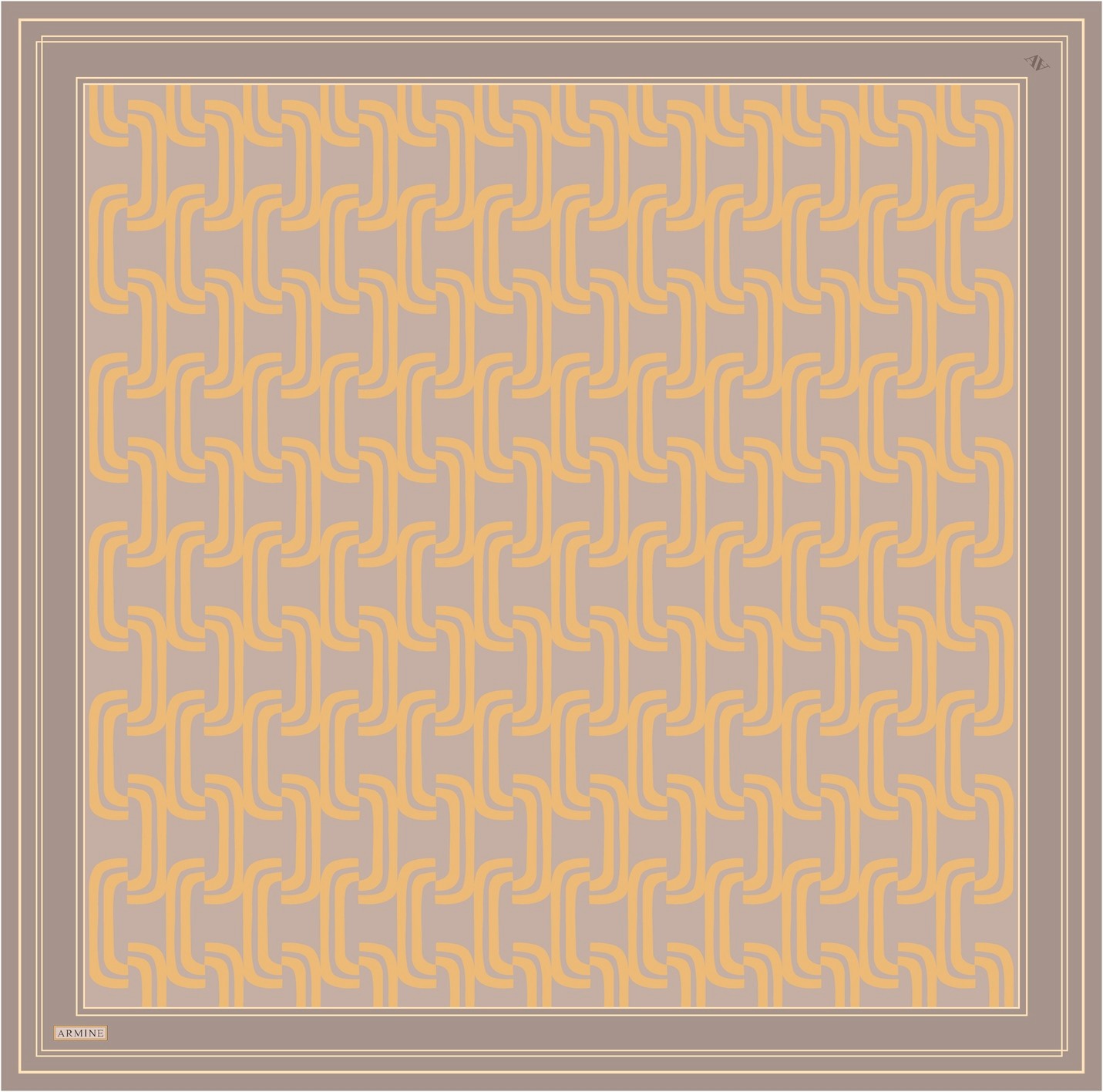 Armine Twill İpek Eşarp 9343D