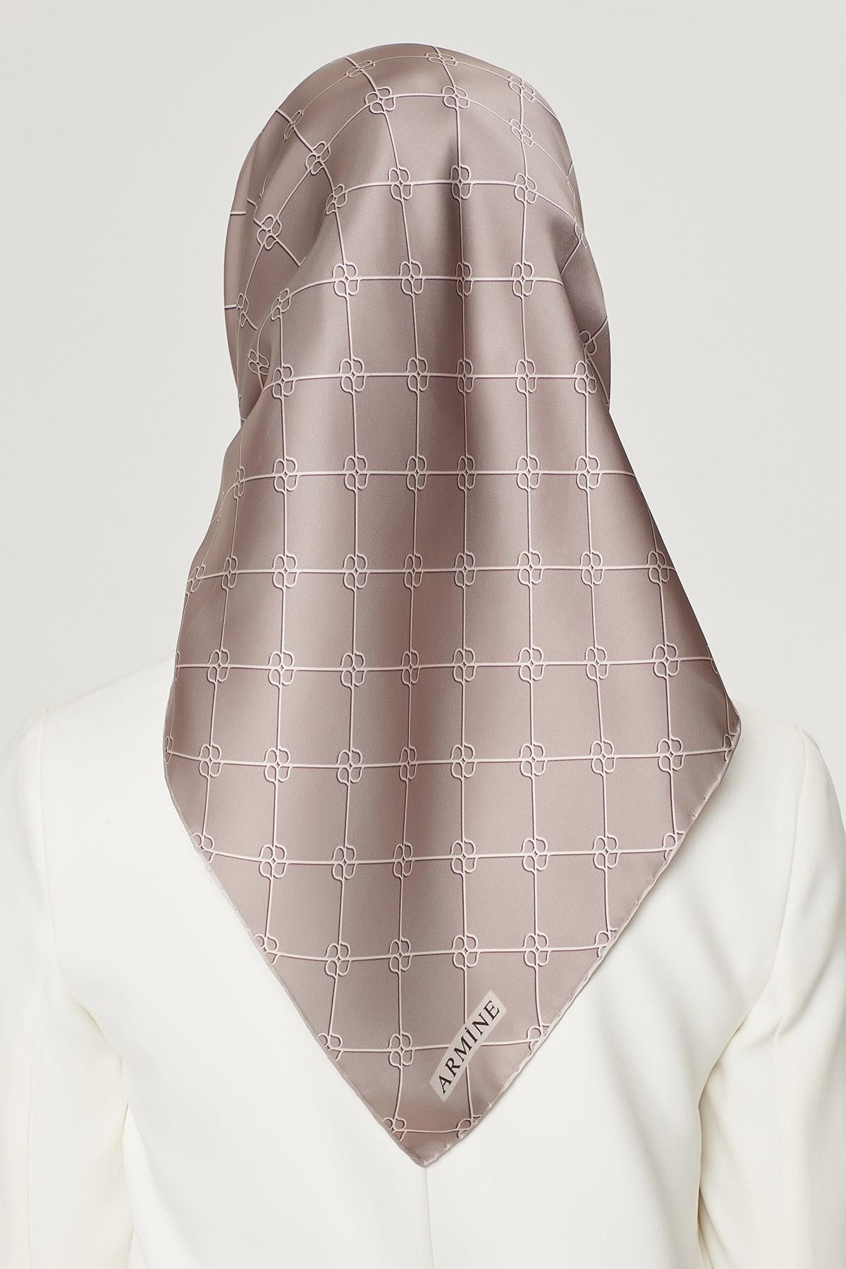 Armine Nostalji Serisi Twill İpek Eşarp 8555D-06