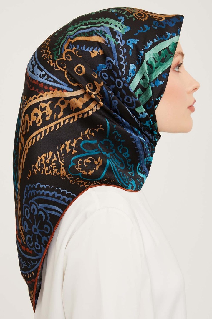 Armine Nostalji Serisi Twill İpek Eşarp 9037D-53