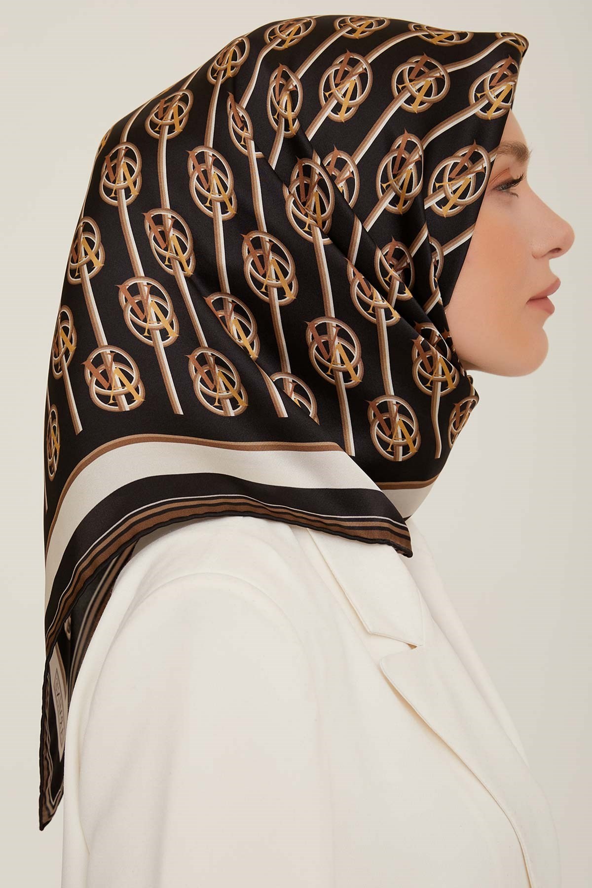 Armine İpek Eşarp Nostalji Twill 8822D-03