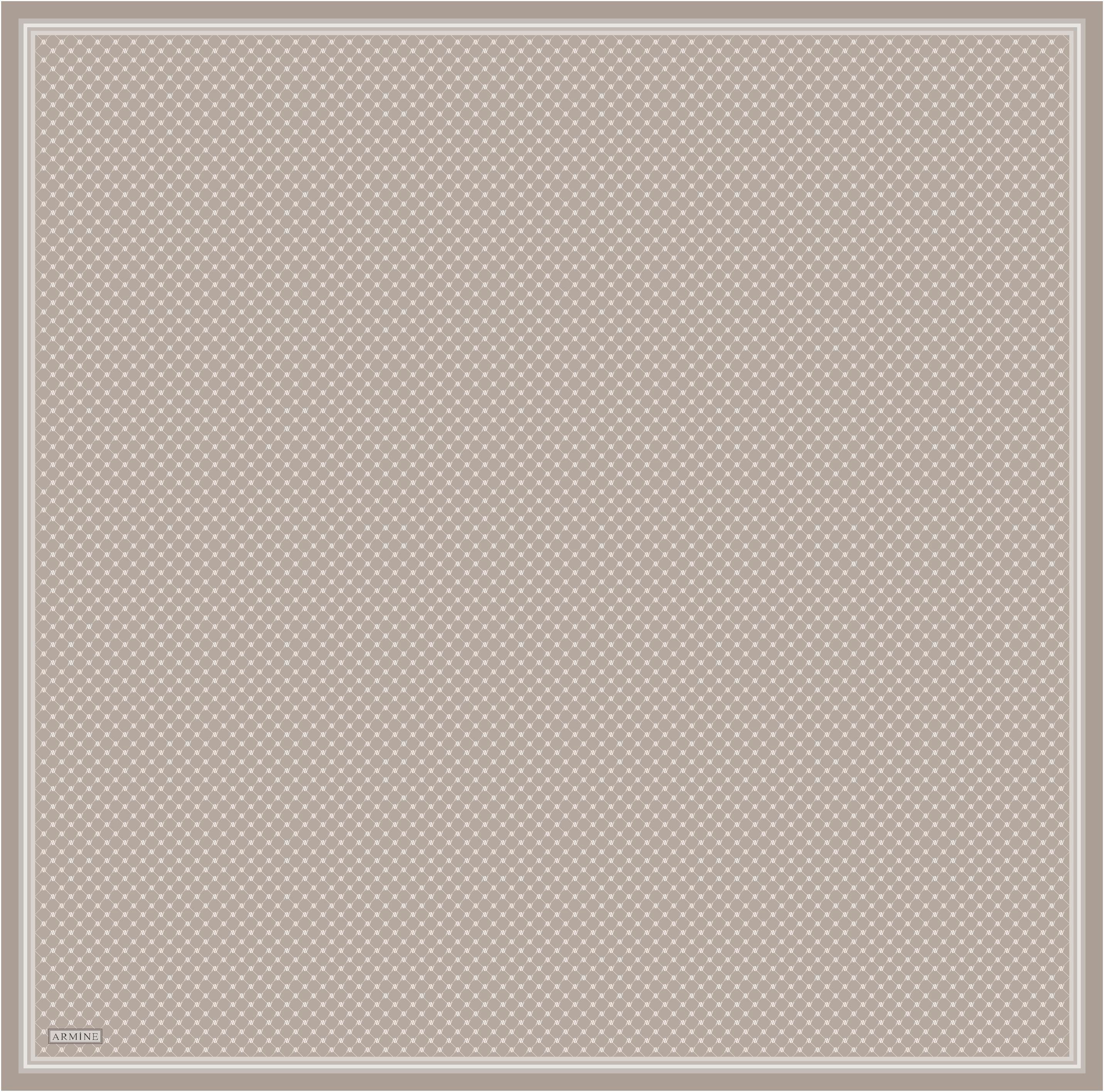 Armine Twill İpek Eşarp 9345D - Nohut Beji